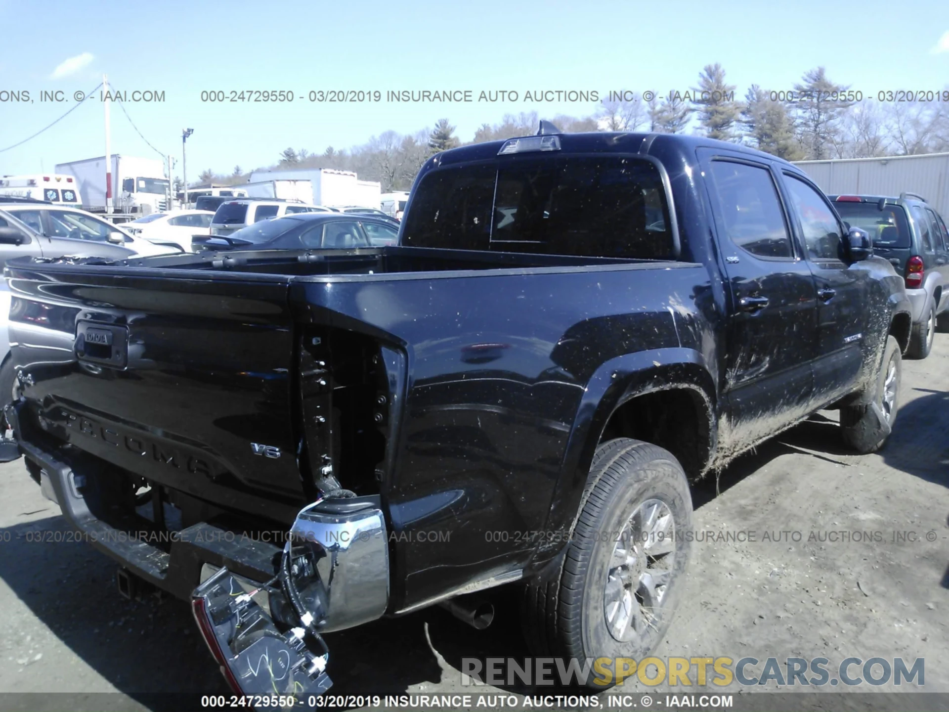 4 Photograph of a damaged car 3TMCZ5AN5KM203993 TOYOTA TACOMA 2019