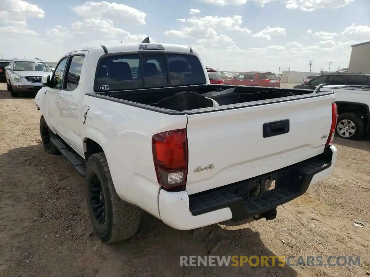 3 Photograph of a damaged car 3TMCZ5AN5KM205324 TOYOTA TACOMA 2019