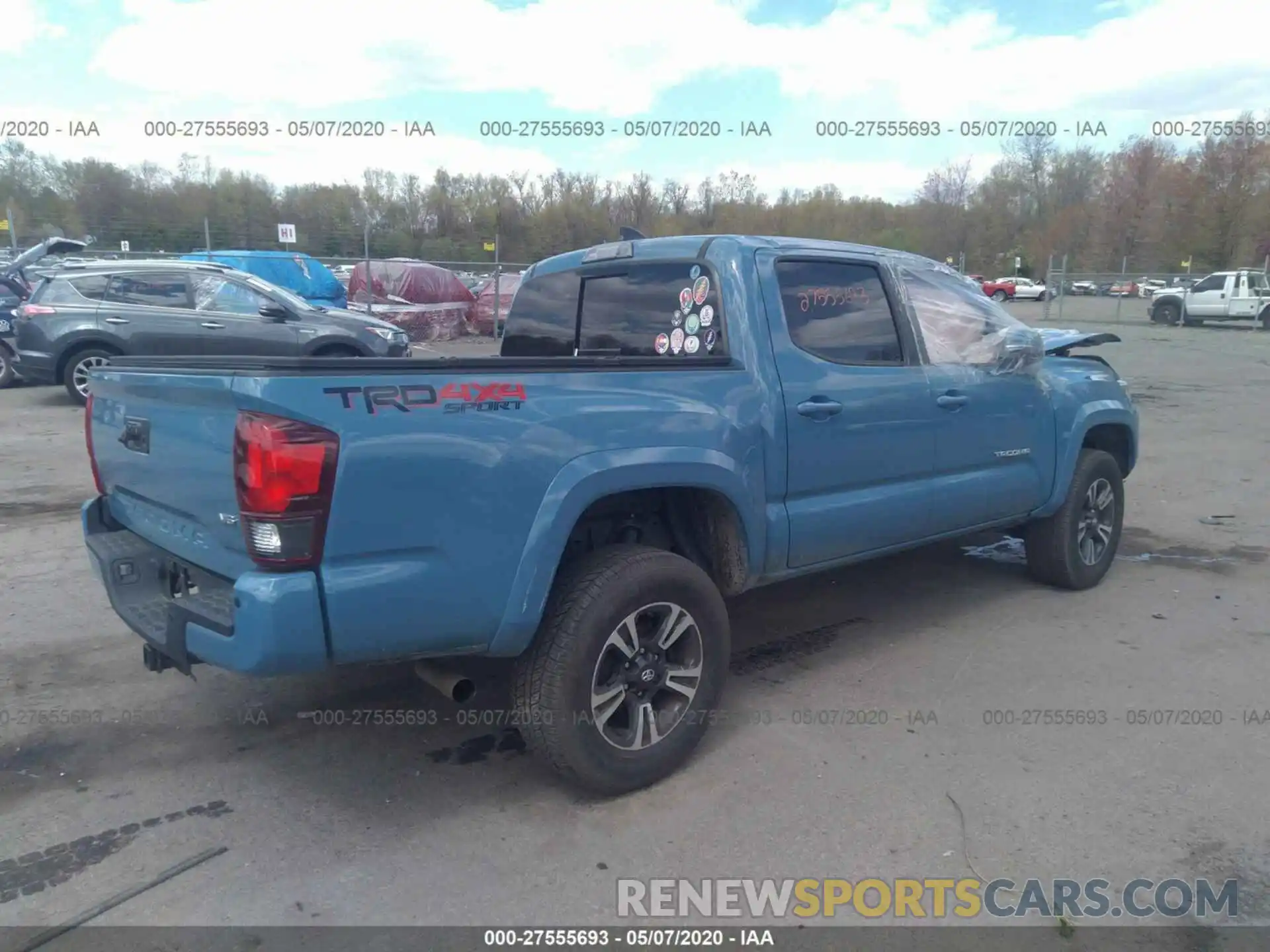 4 Фотография поврежденного автомобиля 3TMCZ5AN5KM206280 TOYOTA TACOMA 2019