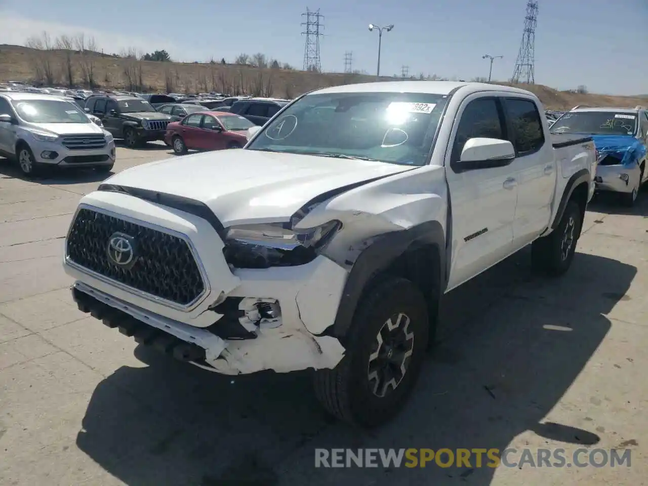 2 Photograph of a damaged car 3TMCZ5AN5KM207218 TOYOTA TACOMA 2019