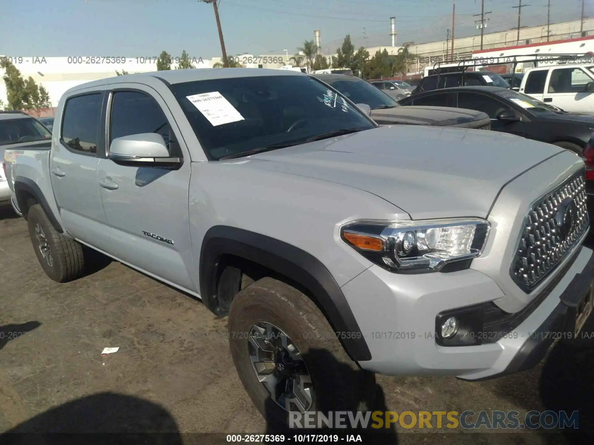 1 Photograph of a damaged car 3TMCZ5AN5KM207672 TOYOTA TACOMA 2019