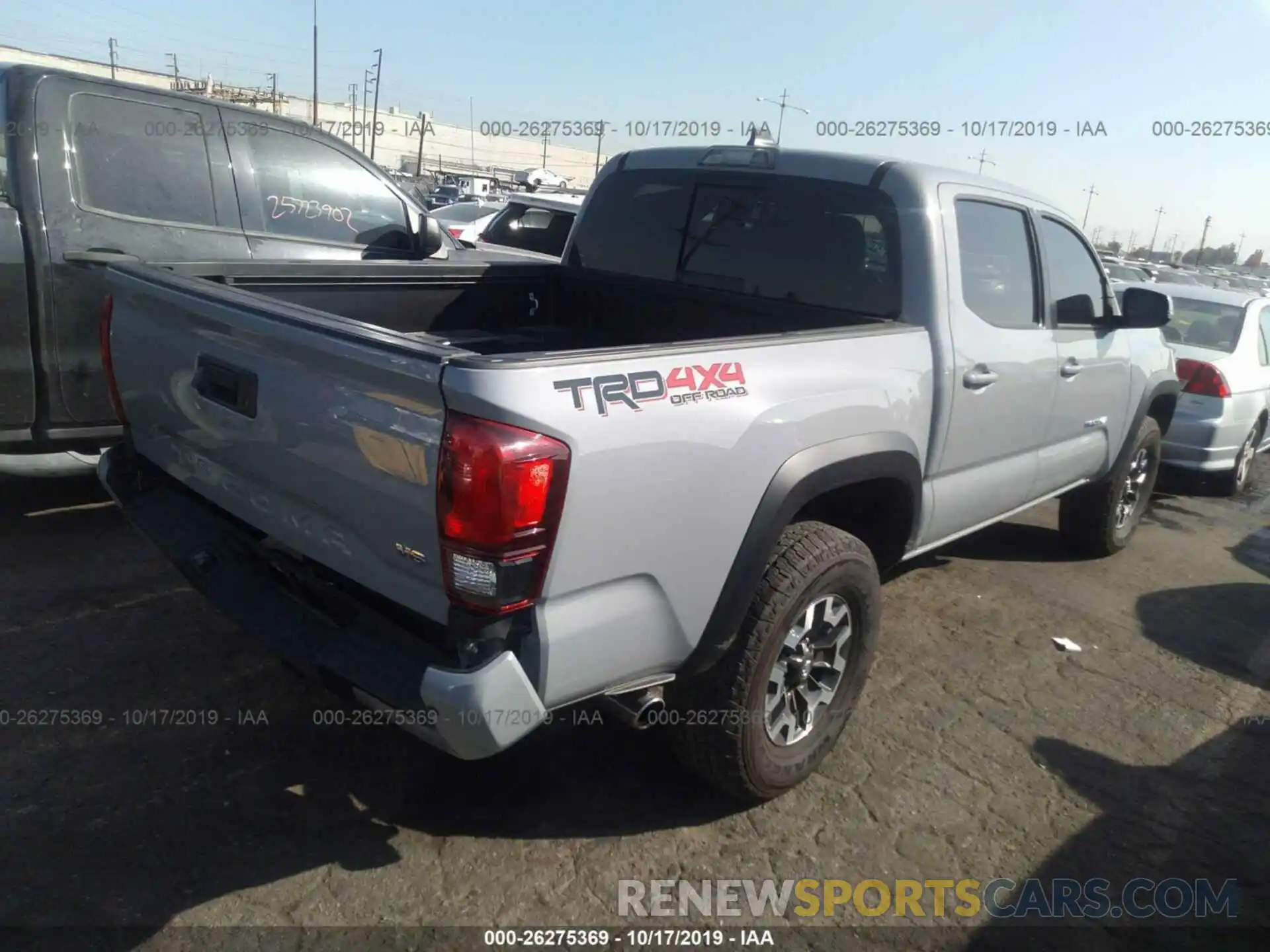 4 Фотография поврежденного автомобиля 3TMCZ5AN5KM207672 TOYOTA TACOMA 2019