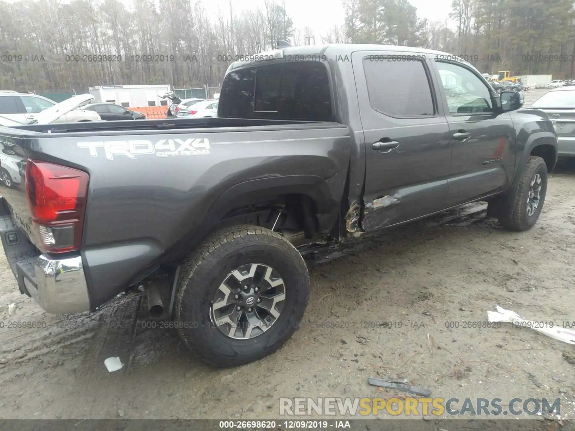 4 Photograph of a damaged car 3TMCZ5AN5KM212449 TOYOTA TACOMA 2019