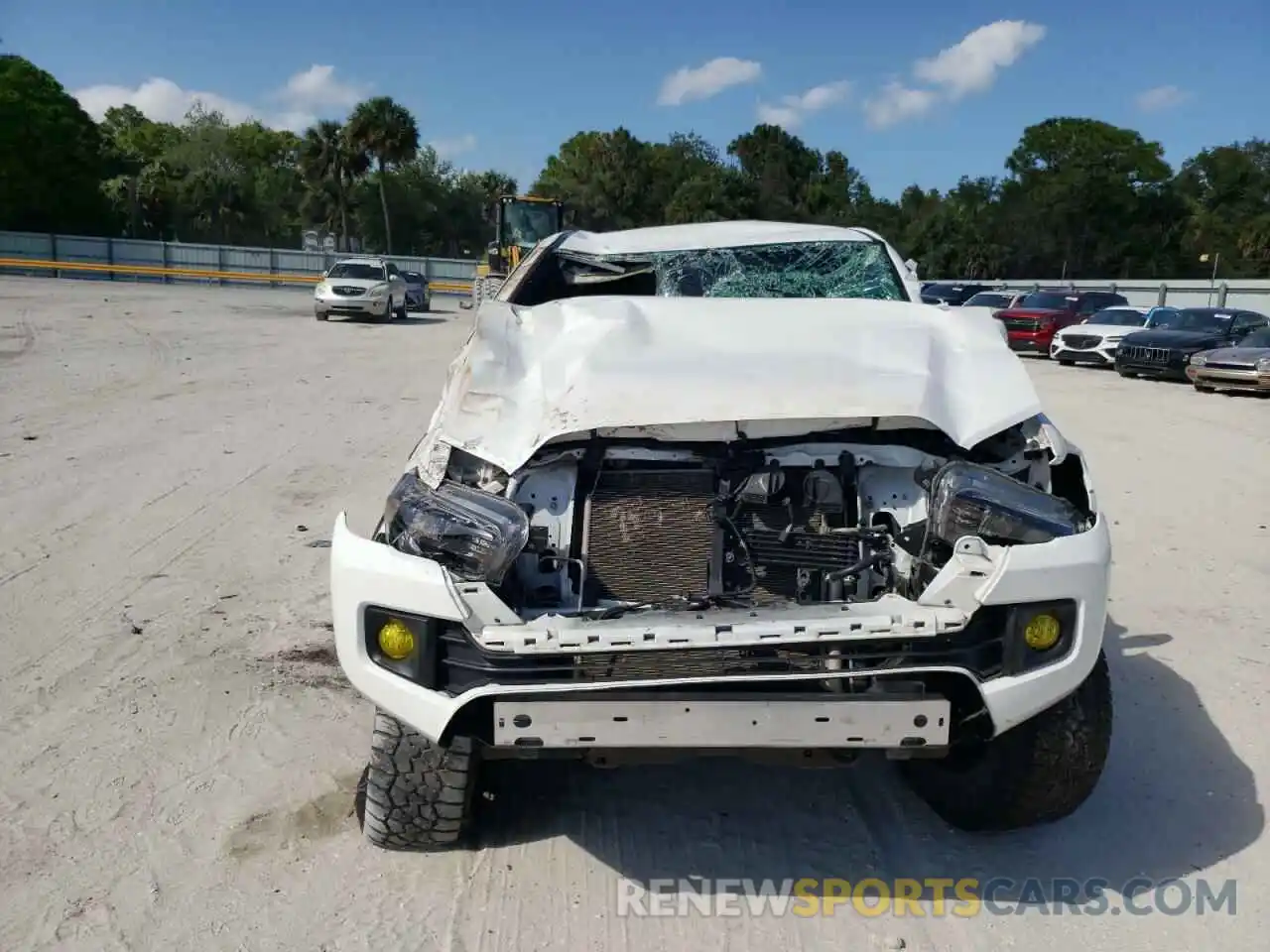 9 Photograph of a damaged car 3TMCZ5AN5KM216744 TOYOTA TACOMA 2019