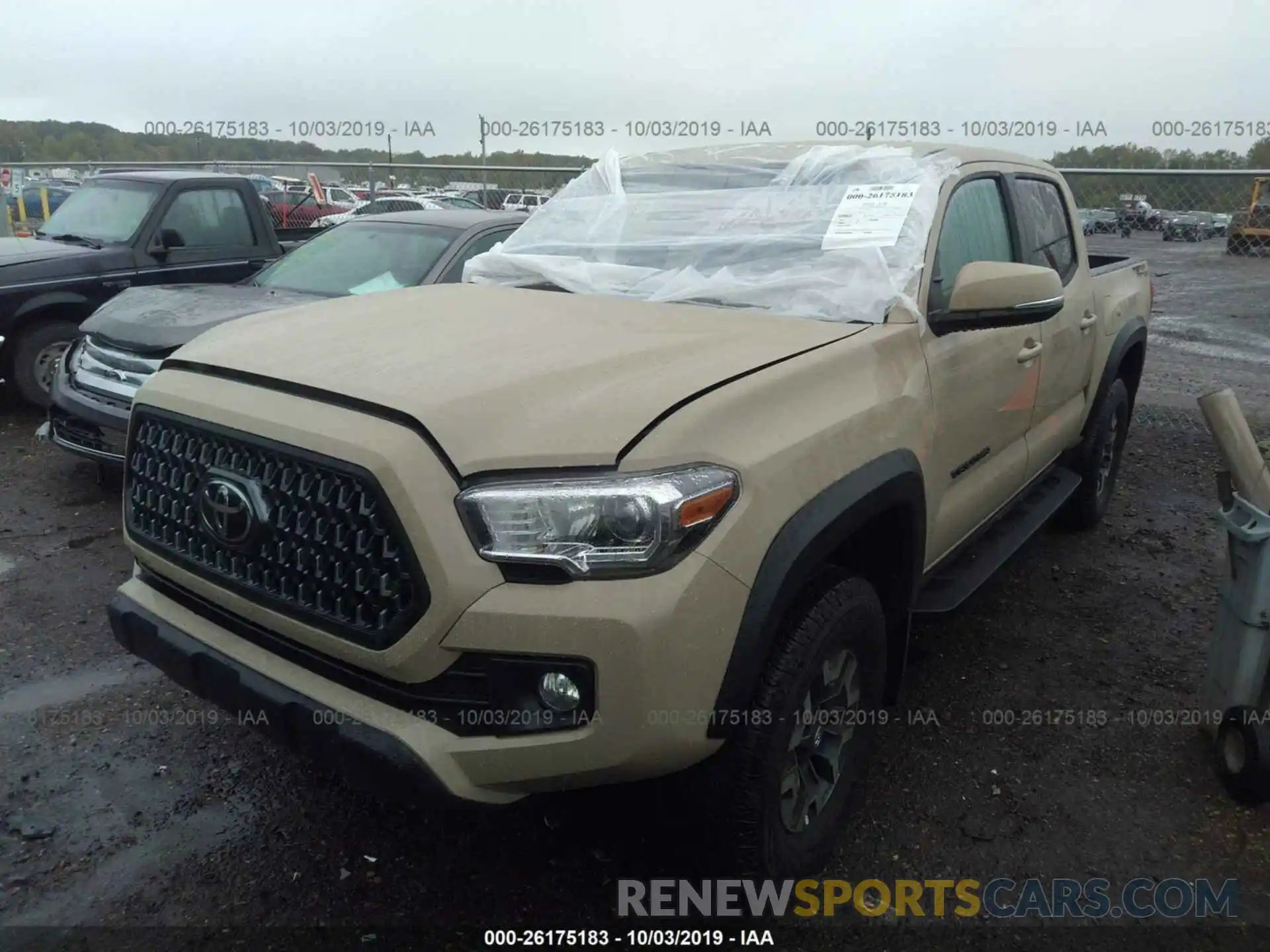 2 Photograph of a damaged car 3TMCZ5AN5KM217070 TOYOTA TACOMA 2019