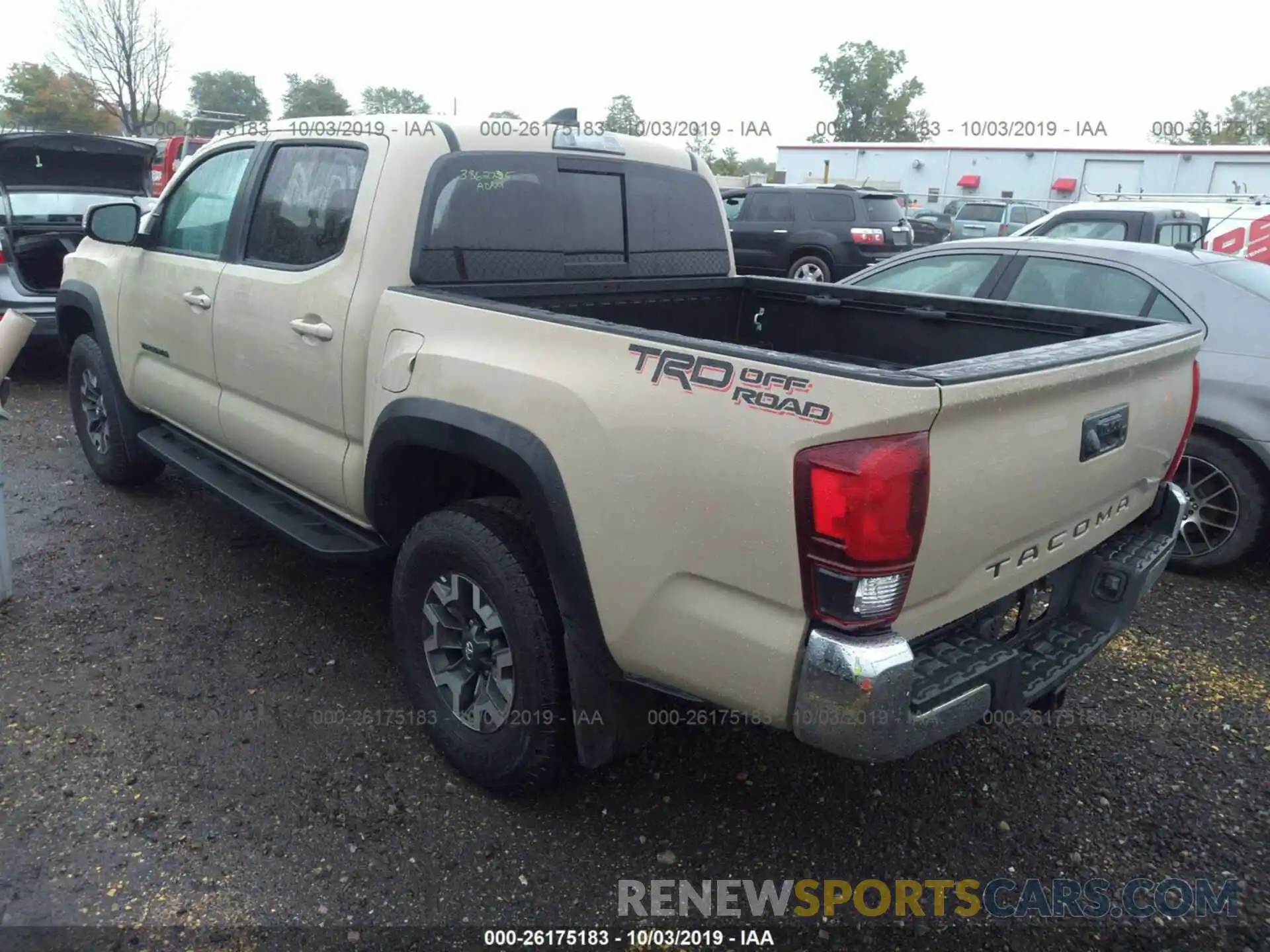 3 Photograph of a damaged car 3TMCZ5AN5KM217070 TOYOTA TACOMA 2019