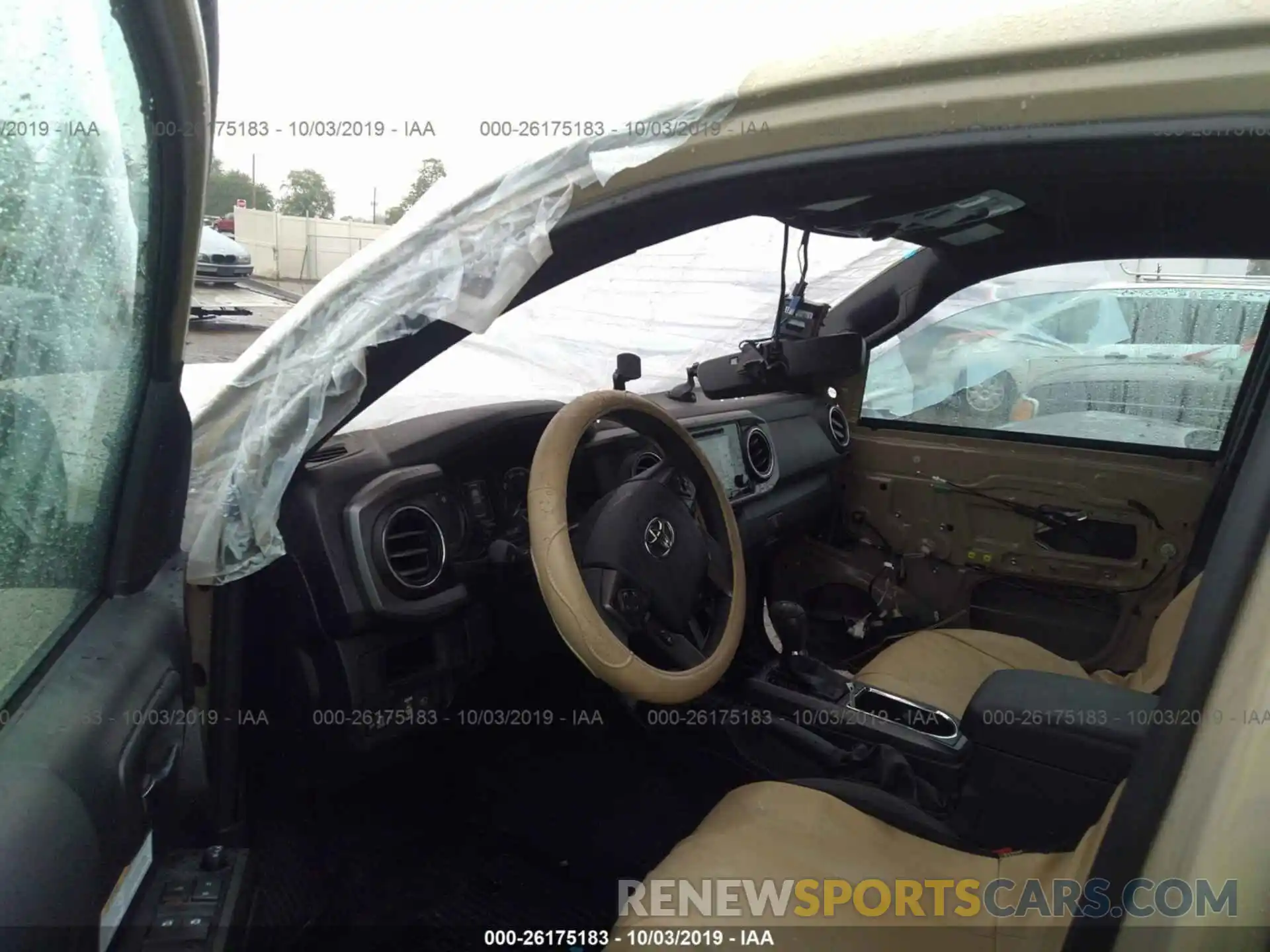 5 Photograph of a damaged car 3TMCZ5AN5KM217070 TOYOTA TACOMA 2019