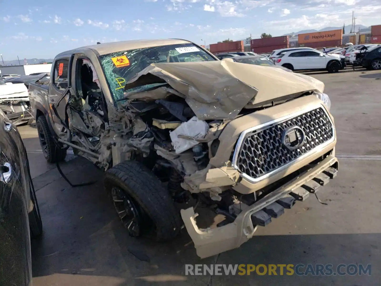 1 Photograph of a damaged car 3TMCZ5AN5KM217893 TOYOTA TACOMA 2019