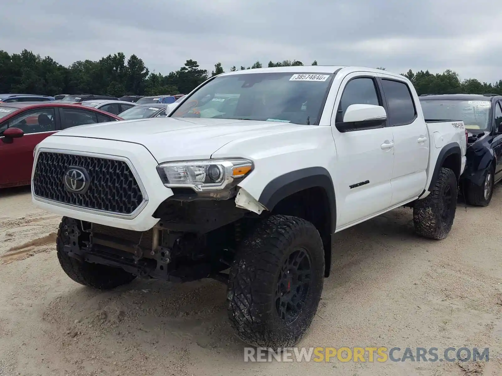 2 Photograph of a damaged car 3TMCZ5AN5KM219420 TOYOTA TACOMA 2019