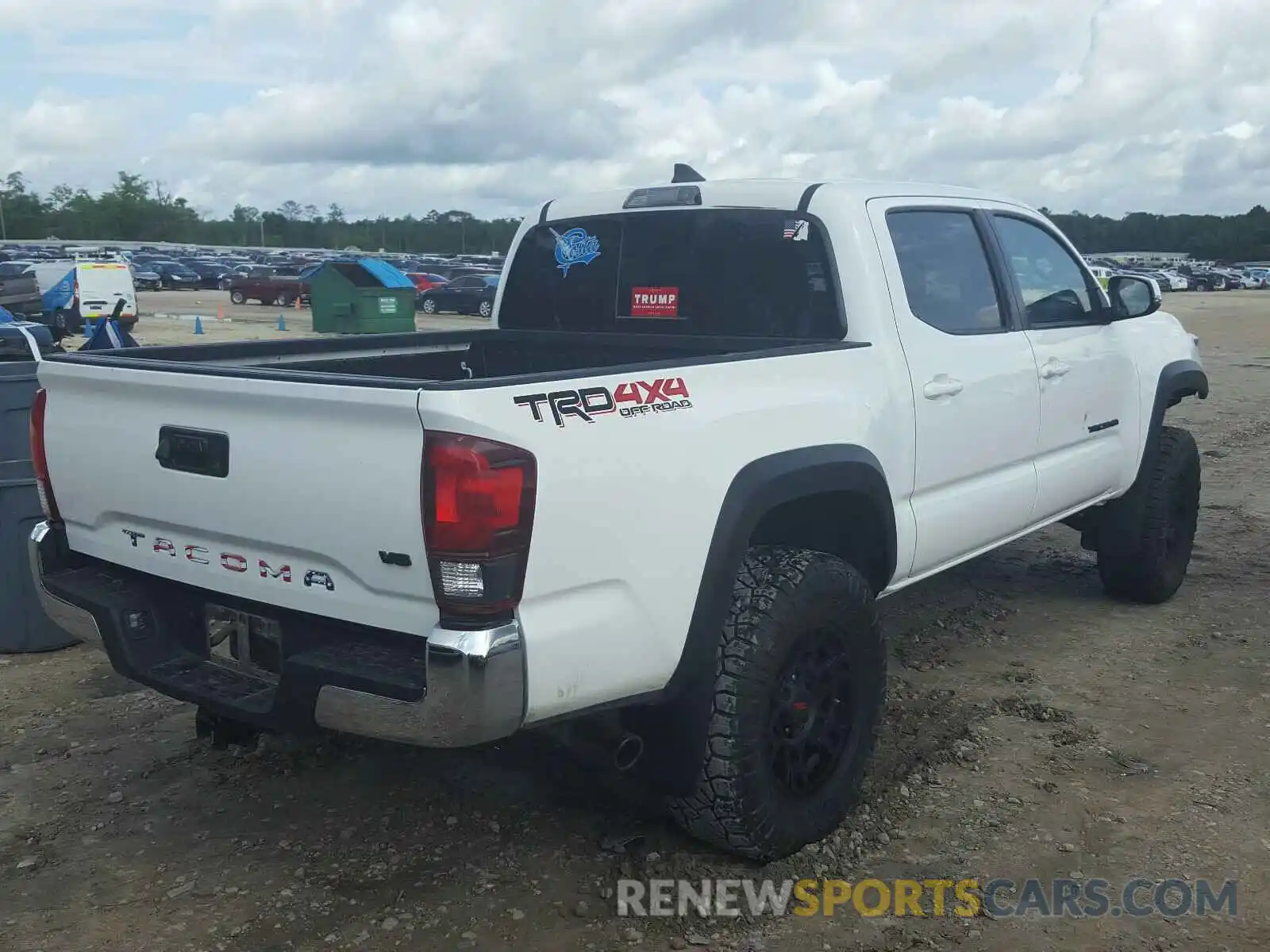 4 Photograph of a damaged car 3TMCZ5AN5KM219420 TOYOTA TACOMA 2019