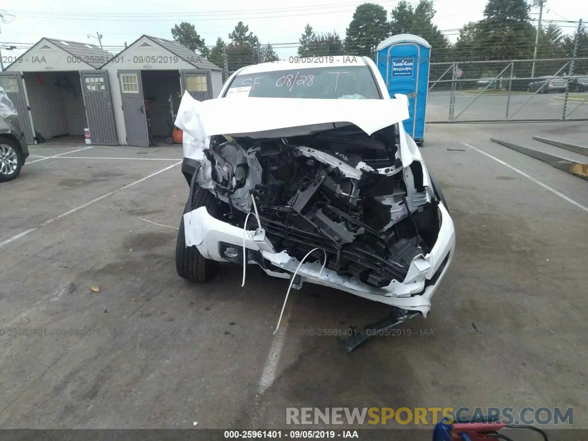 6 Photograph of a damaged car 3TMCZ5AN5KM220972 TOYOTA TACOMA 2019