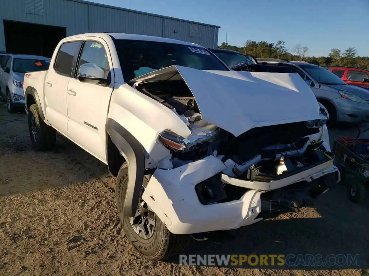 1 Photograph of a damaged car 3TMCZ5AN5KM222494 TOYOTA TACOMA 2019