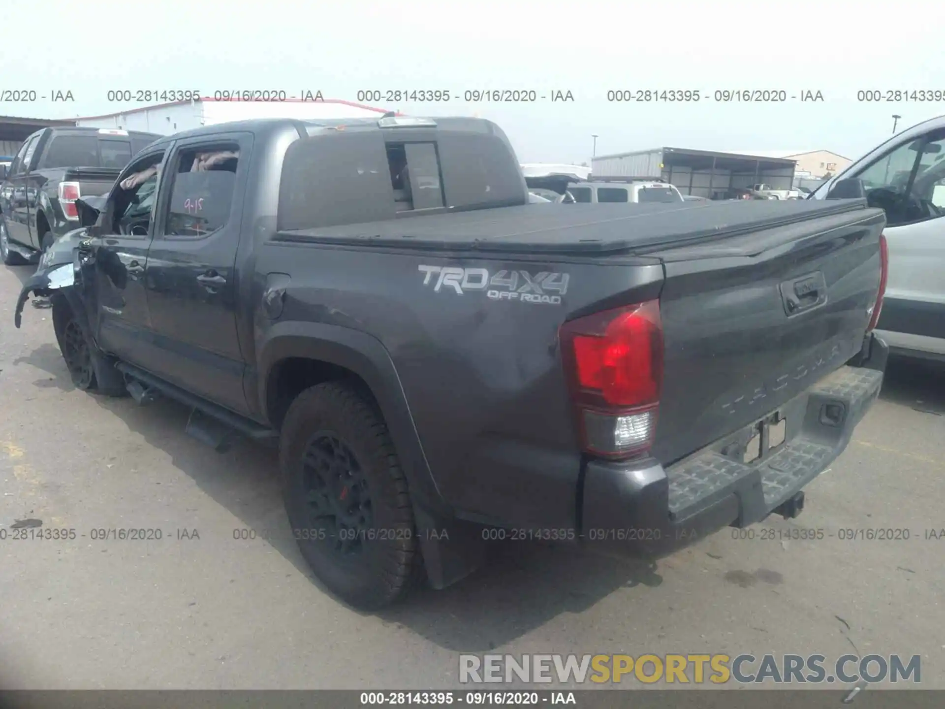 3 Photograph of a damaged car 3TMCZ5AN5KM222785 TOYOTA TACOMA 2019