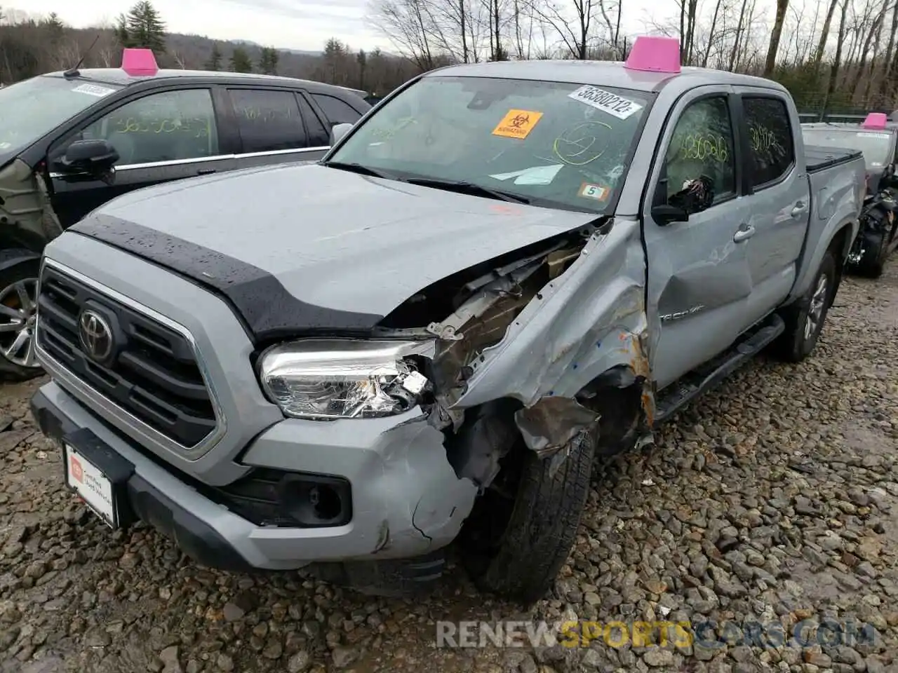 9 Photograph of a damaged car 3TMCZ5AN5KM226318 TOYOTA TACOMA 2019