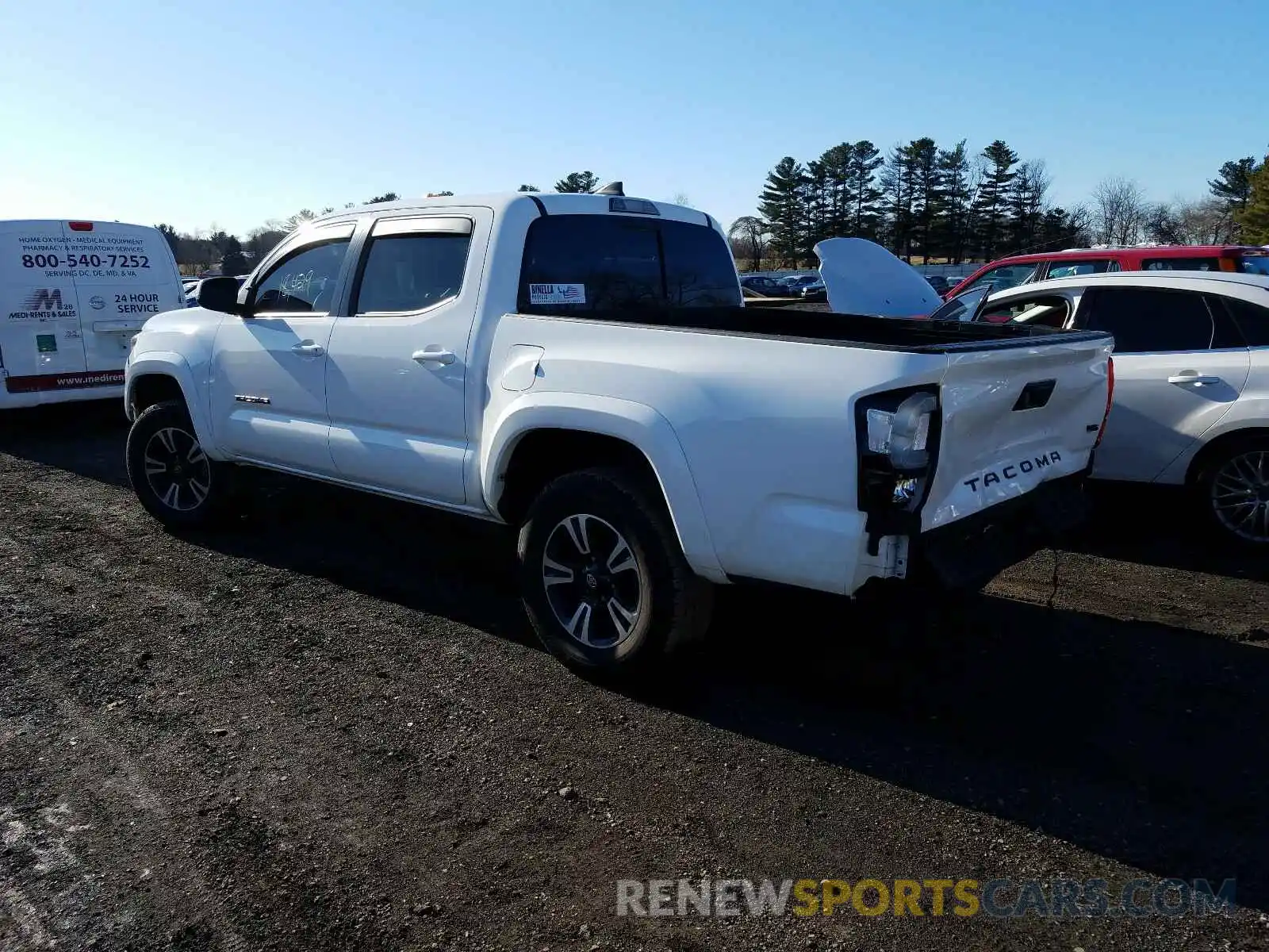 3 Photograph of a damaged car 3TMCZ5AN5KM230949 TOYOTA TACOMA 2019