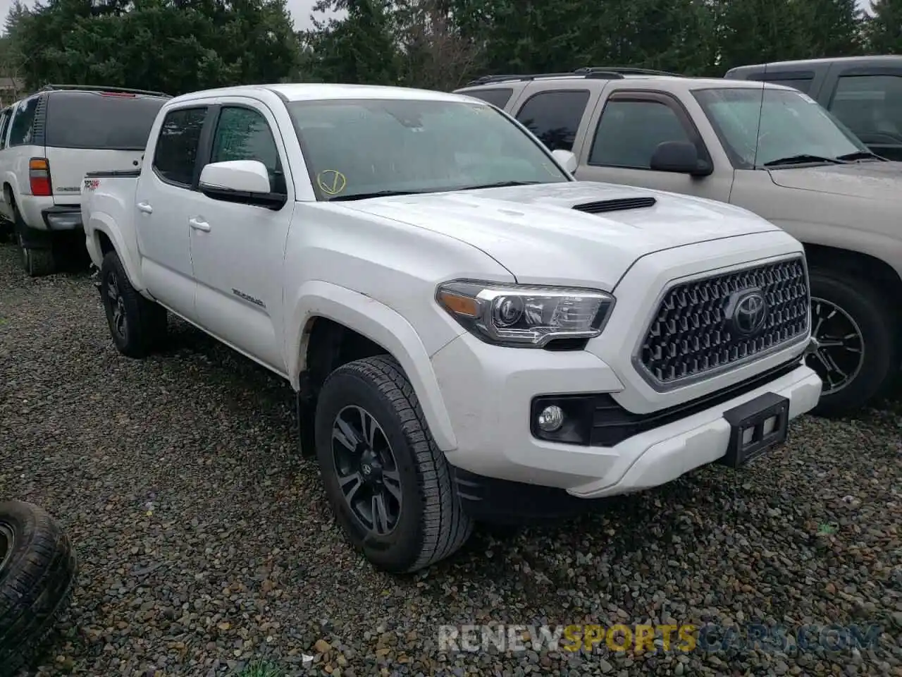 1 Photograph of a damaged car 3TMCZ5AN5KM232619 TOYOTA TACOMA 2019