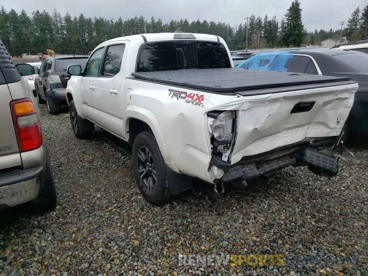 3 Photograph of a damaged car 3TMCZ5AN5KM232619 TOYOTA TACOMA 2019