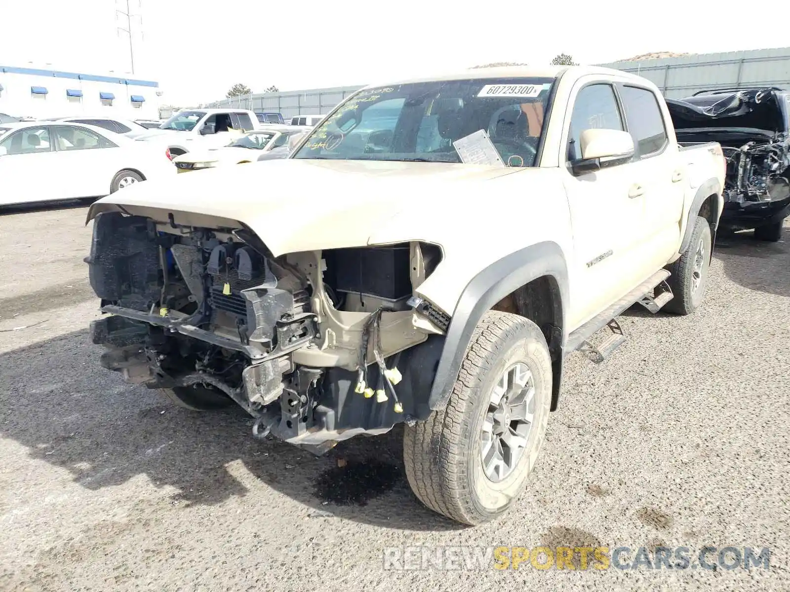 2 Photograph of a damaged car 3TMCZ5AN5KM232815 TOYOTA TACOMA 2019