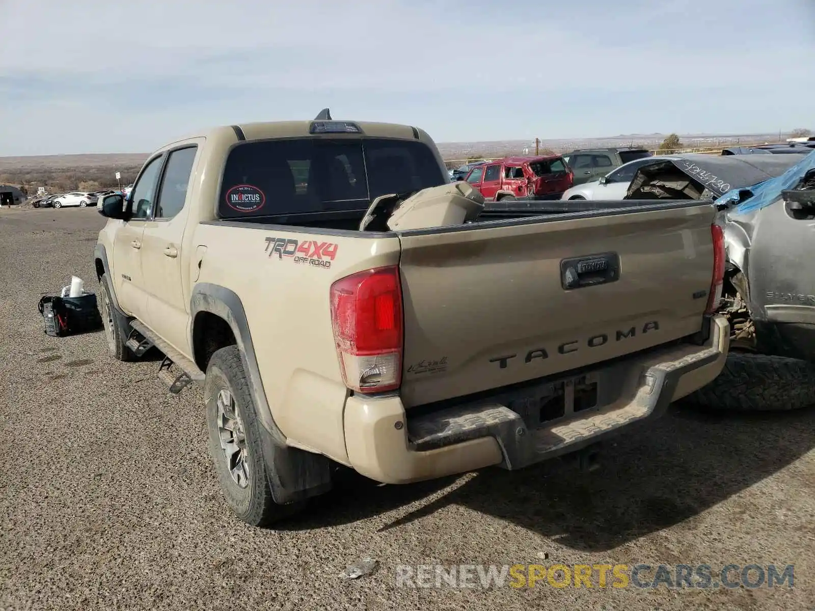 3 Photograph of a damaged car 3TMCZ5AN5KM232815 TOYOTA TACOMA 2019