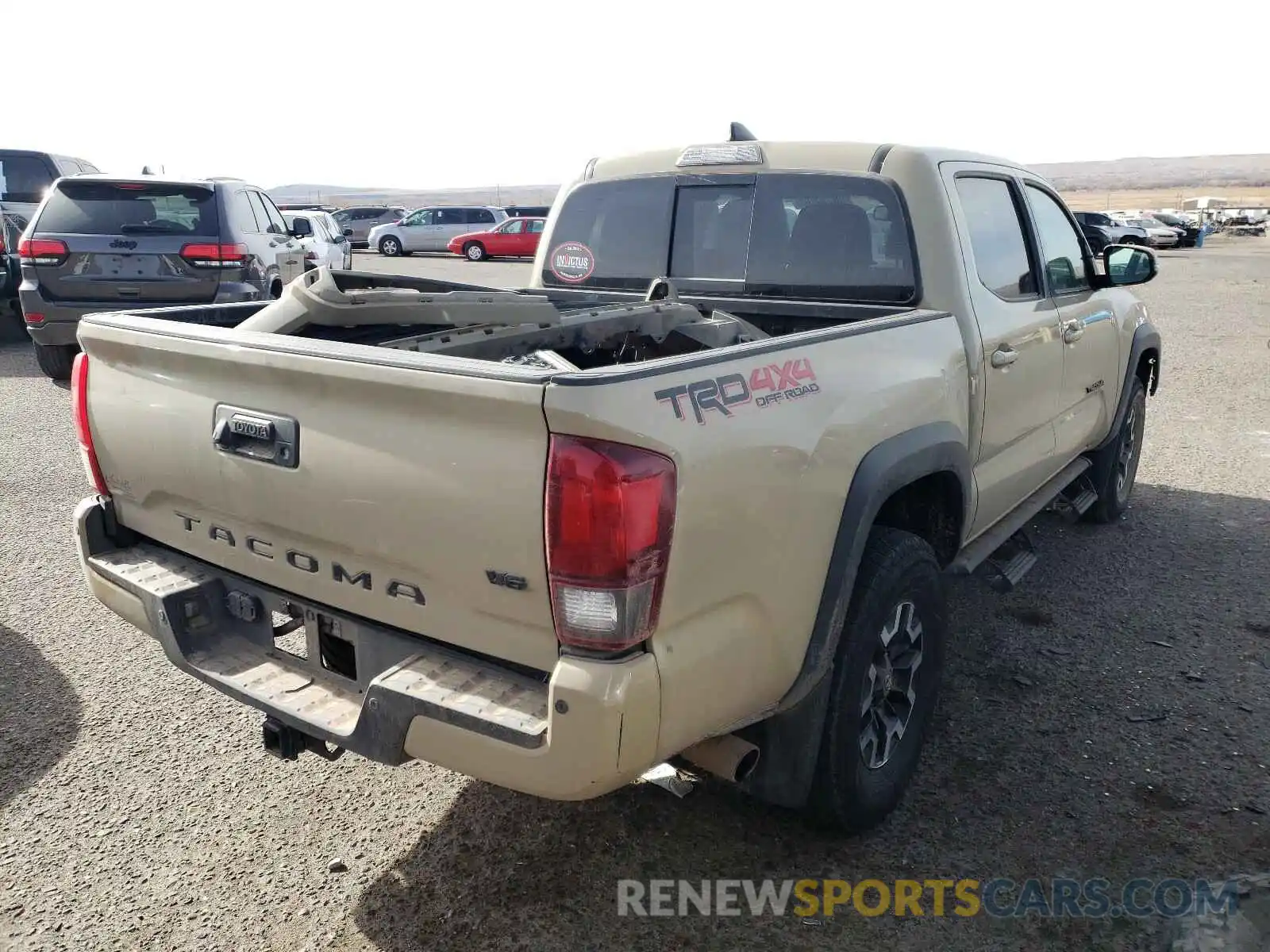 4 Photograph of a damaged car 3TMCZ5AN5KM232815 TOYOTA TACOMA 2019