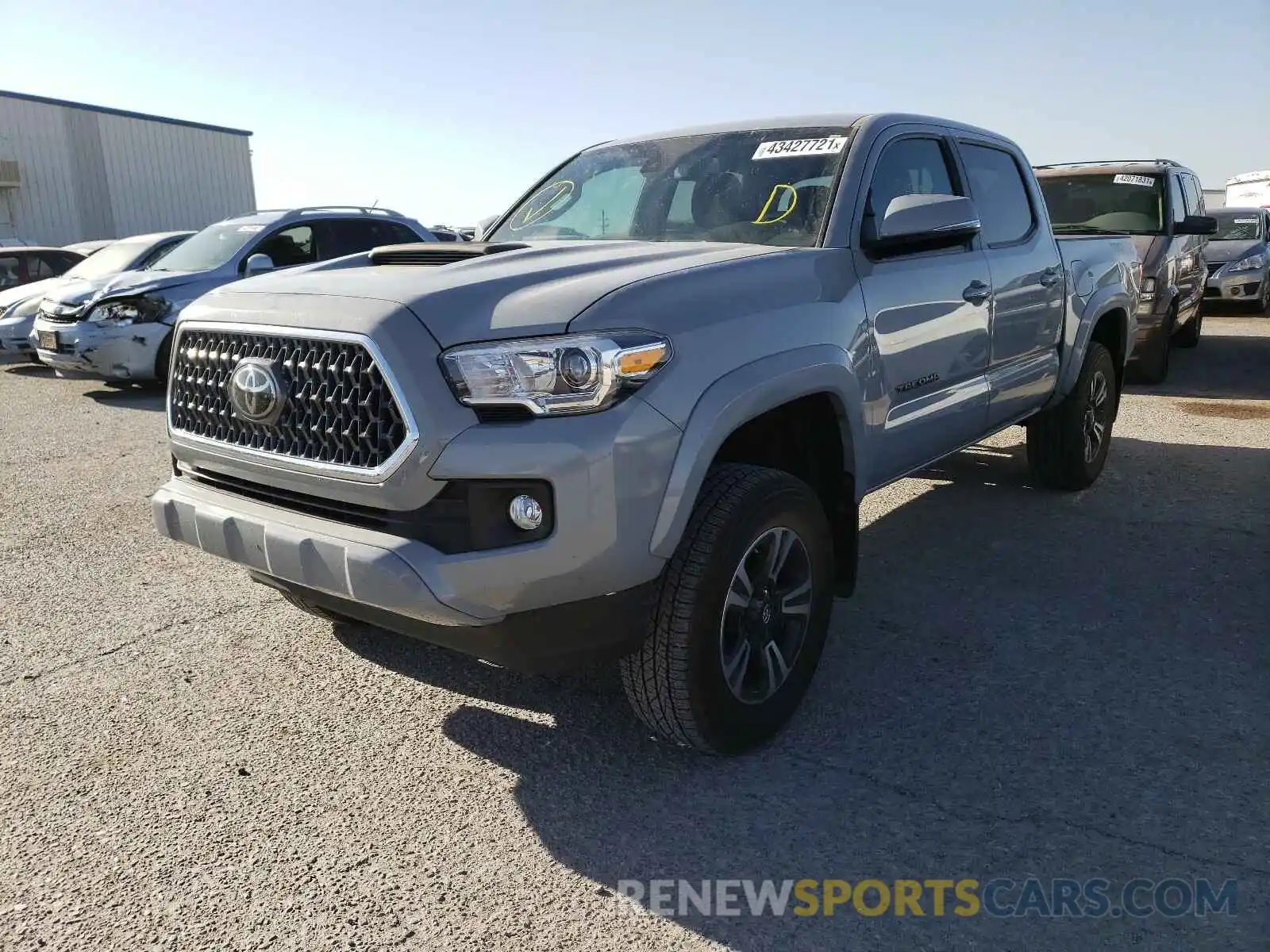 2 Photograph of a damaged car 3TMCZ5AN5KM233379 TOYOTA TACOMA 2019