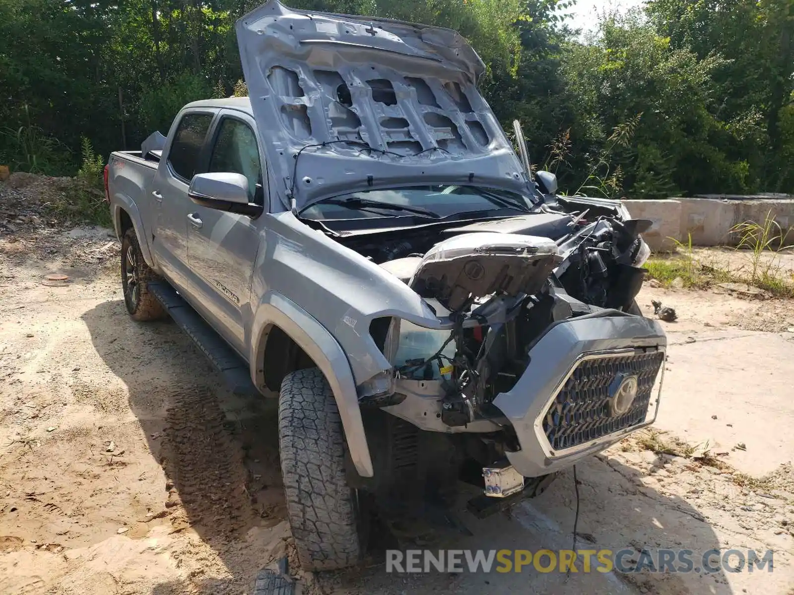 1 Photograph of a damaged car 3TMCZ5AN5KM234015 TOYOTA TACOMA 2019