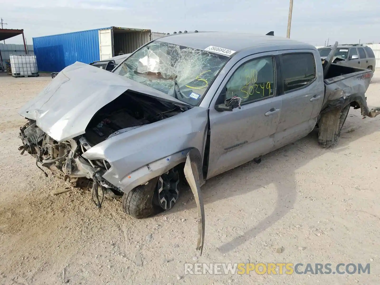 2 Photograph of a damaged car 3TMCZ5AN5KM235083 TOYOTA TACOMA 2019