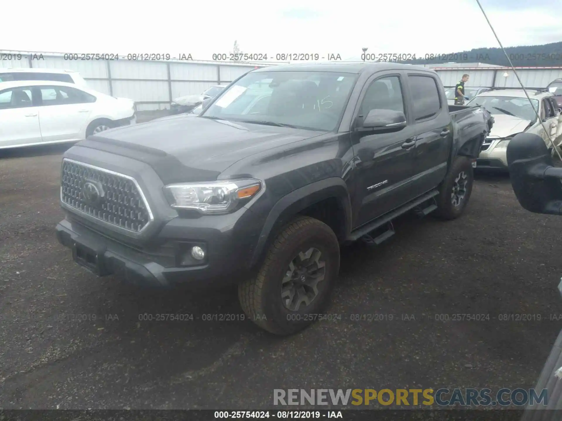 2 Photograph of a damaged car 3TMCZ5AN5KM236041 TOYOTA TACOMA 2019