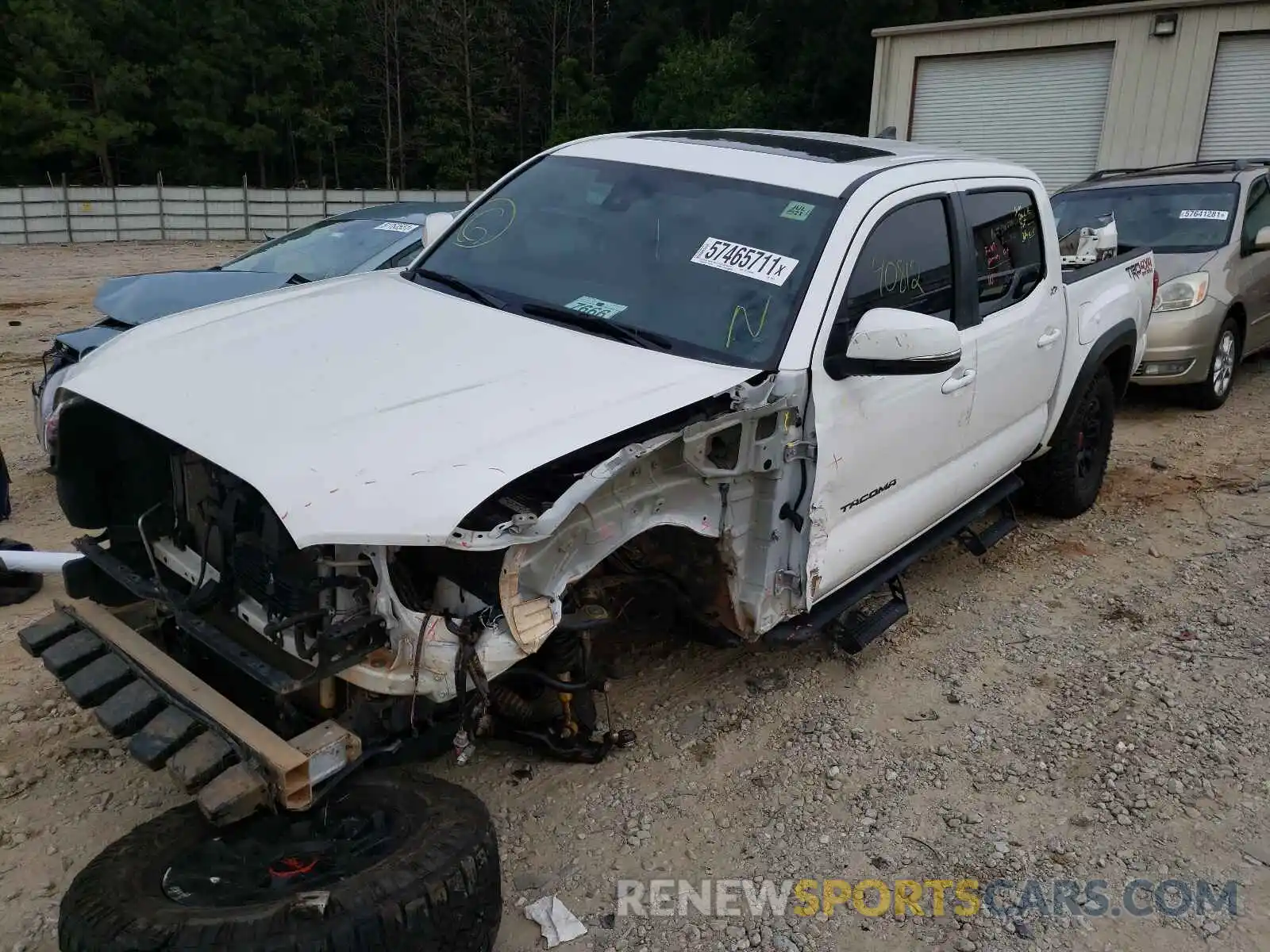 2 Photograph of a damaged car 3TMCZ5AN5KM236413 TOYOTA TACOMA 2019