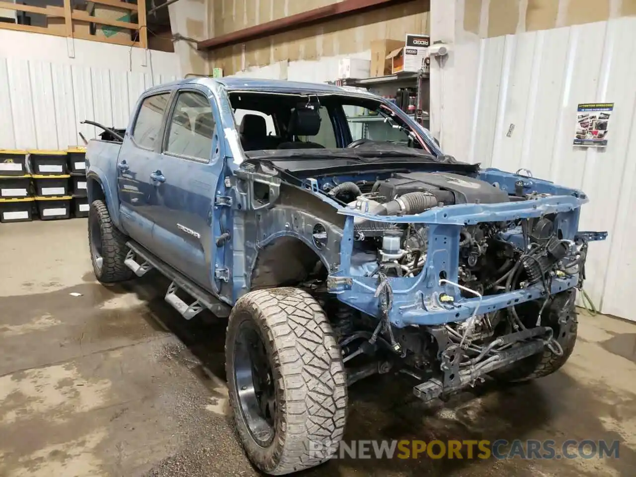 1 Photograph of a damaged car 3TMCZ5AN5KM237982 TOYOTA TACOMA 2019