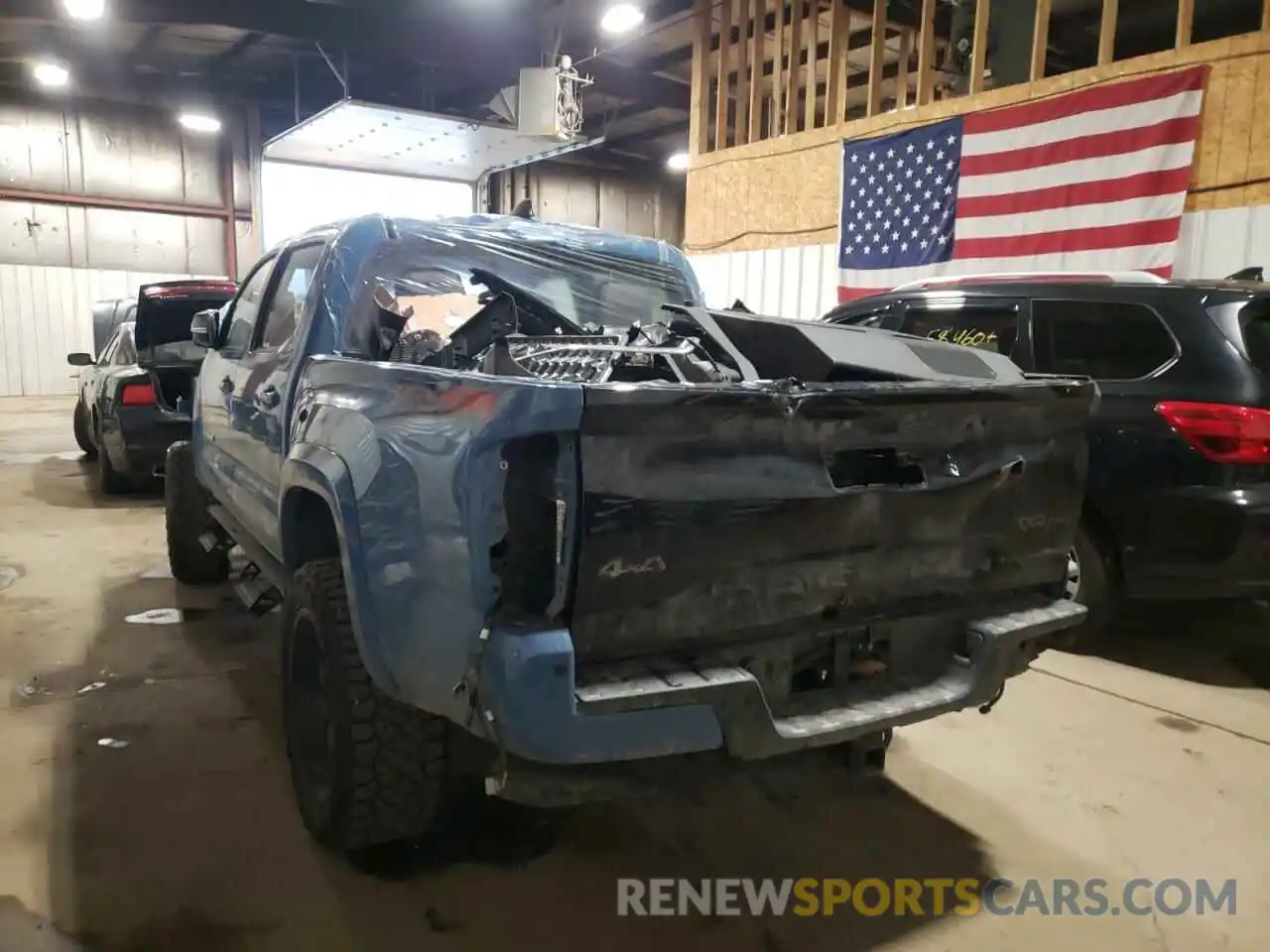 3 Photograph of a damaged car 3TMCZ5AN5KM237982 TOYOTA TACOMA 2019