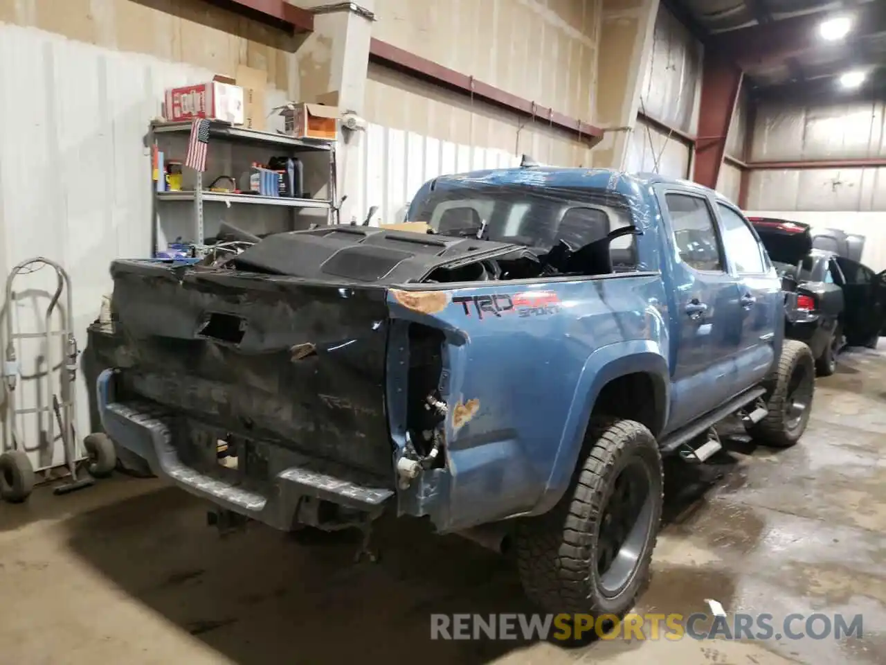 4 Photograph of a damaged car 3TMCZ5AN5KM237982 TOYOTA TACOMA 2019