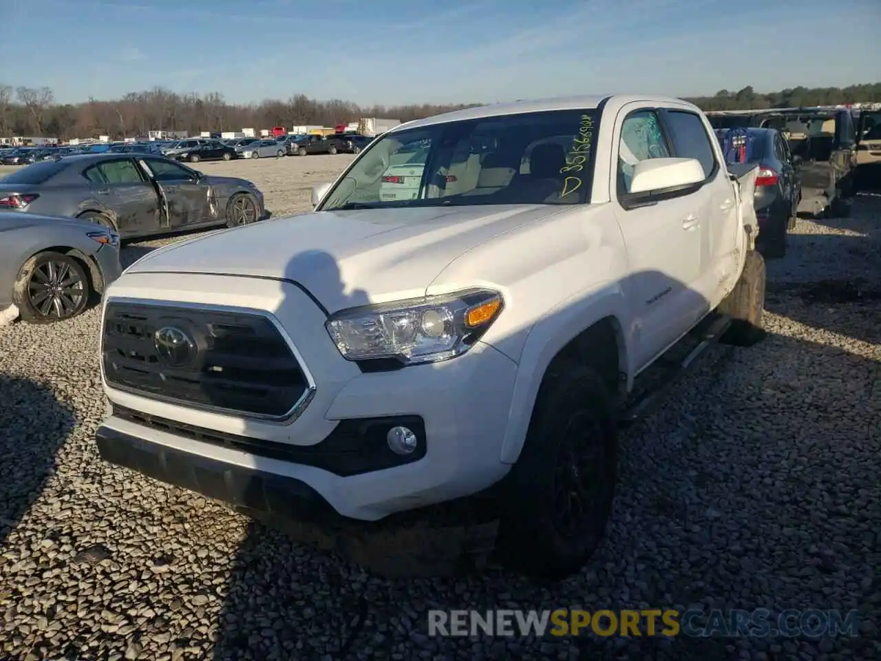 2 Photograph of a damaged car 3TMCZ5AN5KM241790 TOYOTA TACOMA 2019