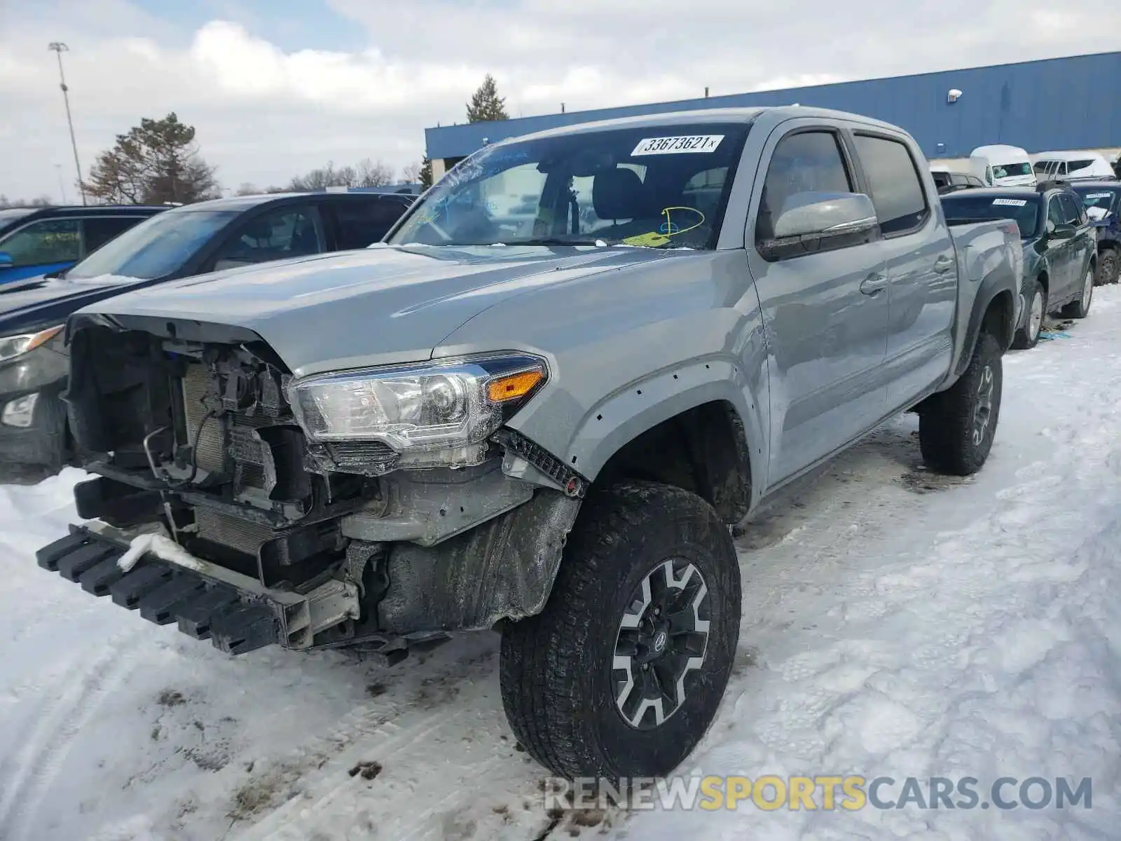 2 Photograph of a damaged car 3TMCZ5AN5KM242826 TOYOTA TACOMA 2019