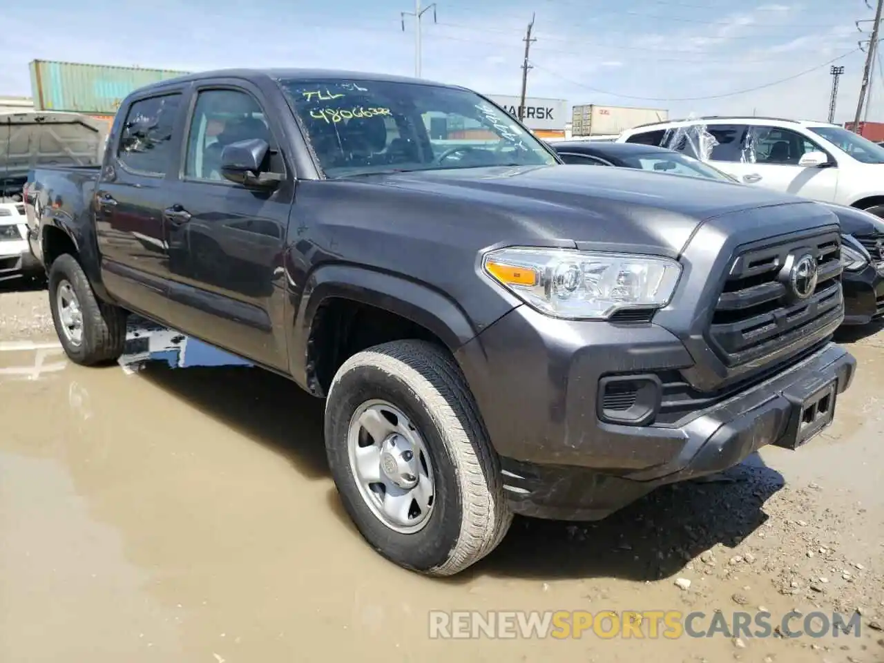 1 Photograph of a damaged car 3TMCZ5AN5KM244916 TOYOTA TACOMA 2019