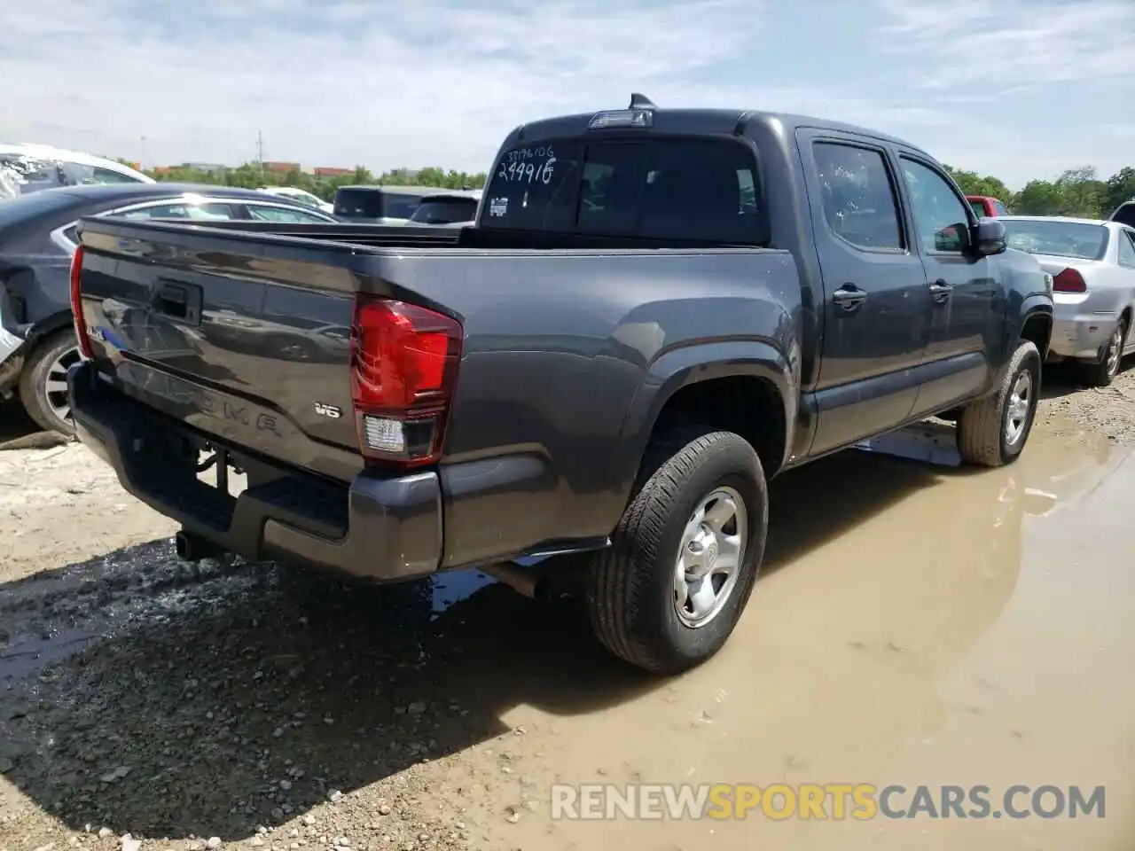 4 Photograph of a damaged car 3TMCZ5AN5KM244916 TOYOTA TACOMA 2019