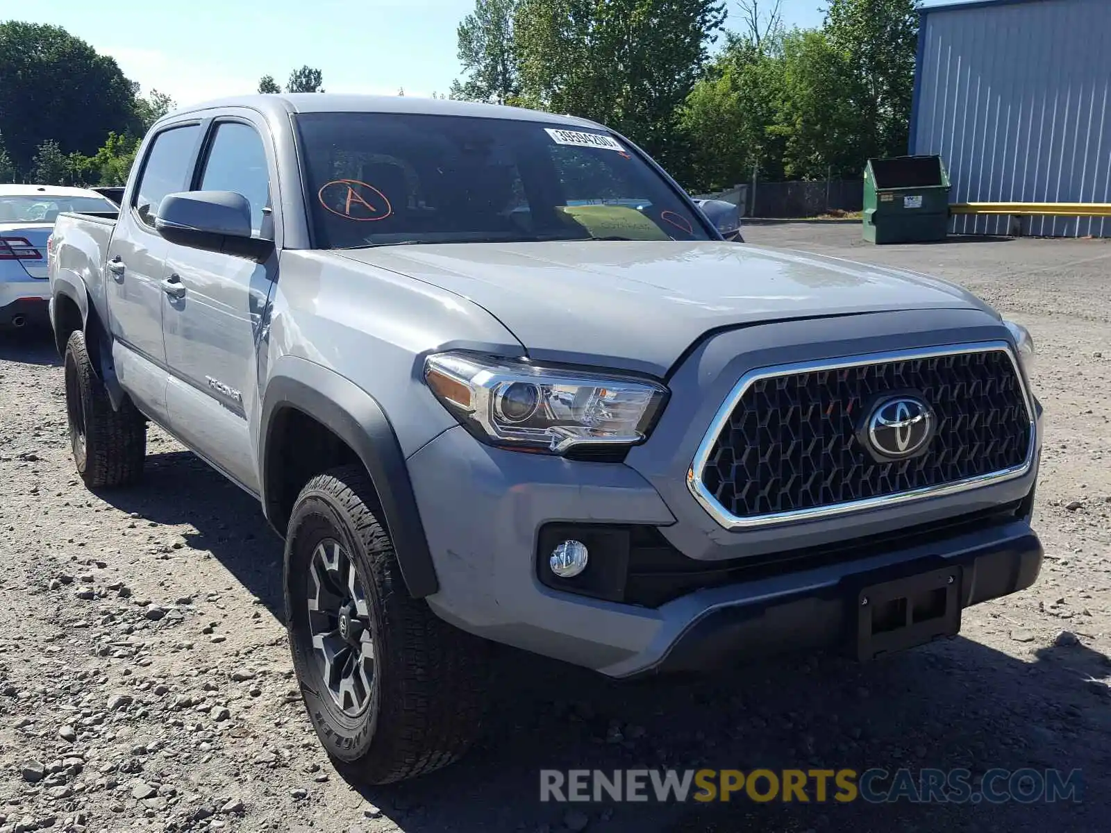 1 Photograph of a damaged car 3TMCZ5AN5KM245869 TOYOTA TACOMA 2019