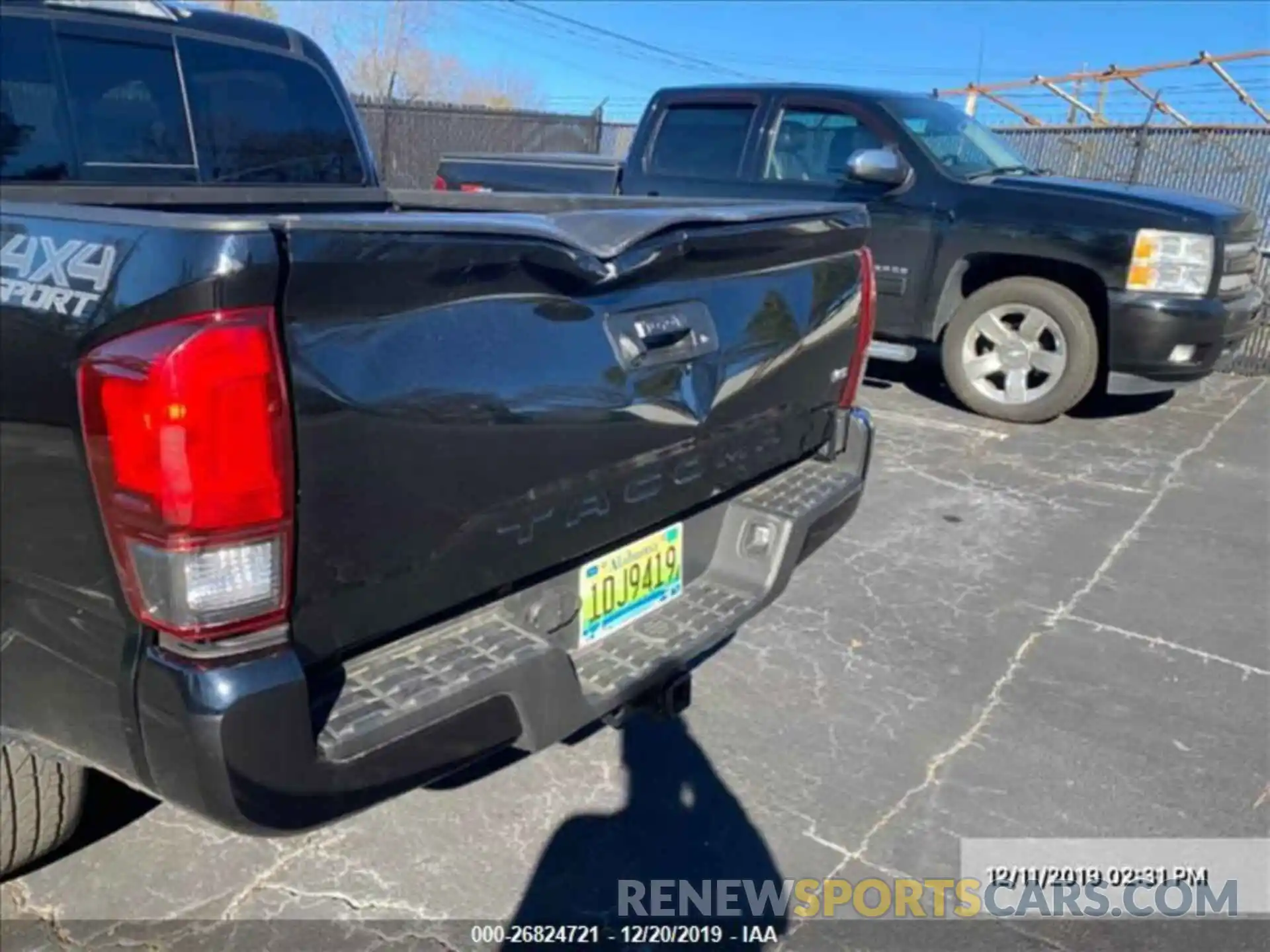 2 Photograph of a damaged car 3TMCZ5AN5KM248948 TOYOTA TACOMA 2019