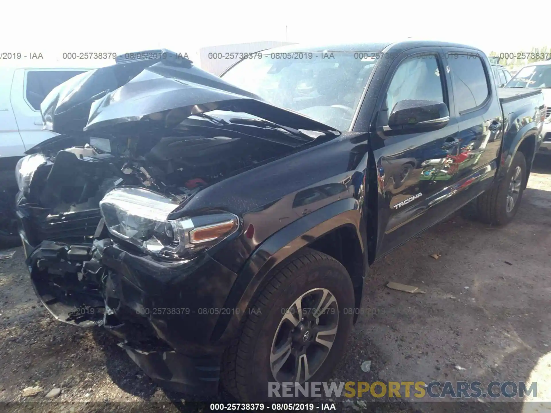 2 Photograph of a damaged car 3TMCZ5AN5KM252532 TOYOTA TACOMA 2019