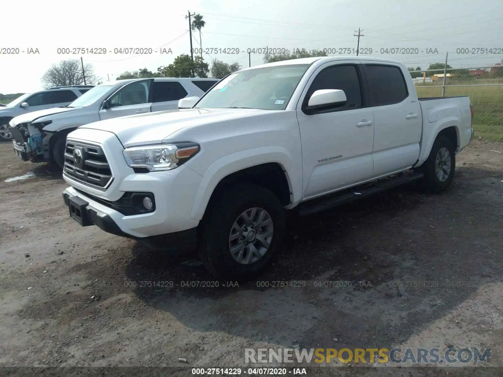 2 Photograph of a damaged car 3TMCZ5AN5KM253101 TOYOTA TACOMA 2019