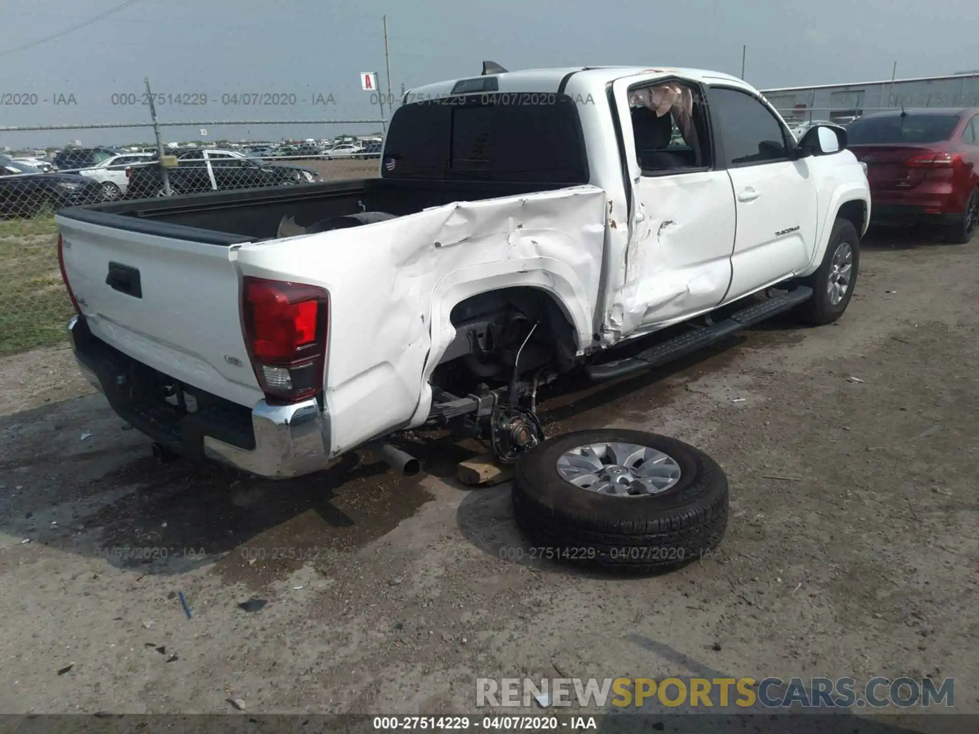 6 Фотография поврежденного автомобиля 3TMCZ5AN5KM253101 TOYOTA TACOMA 2019