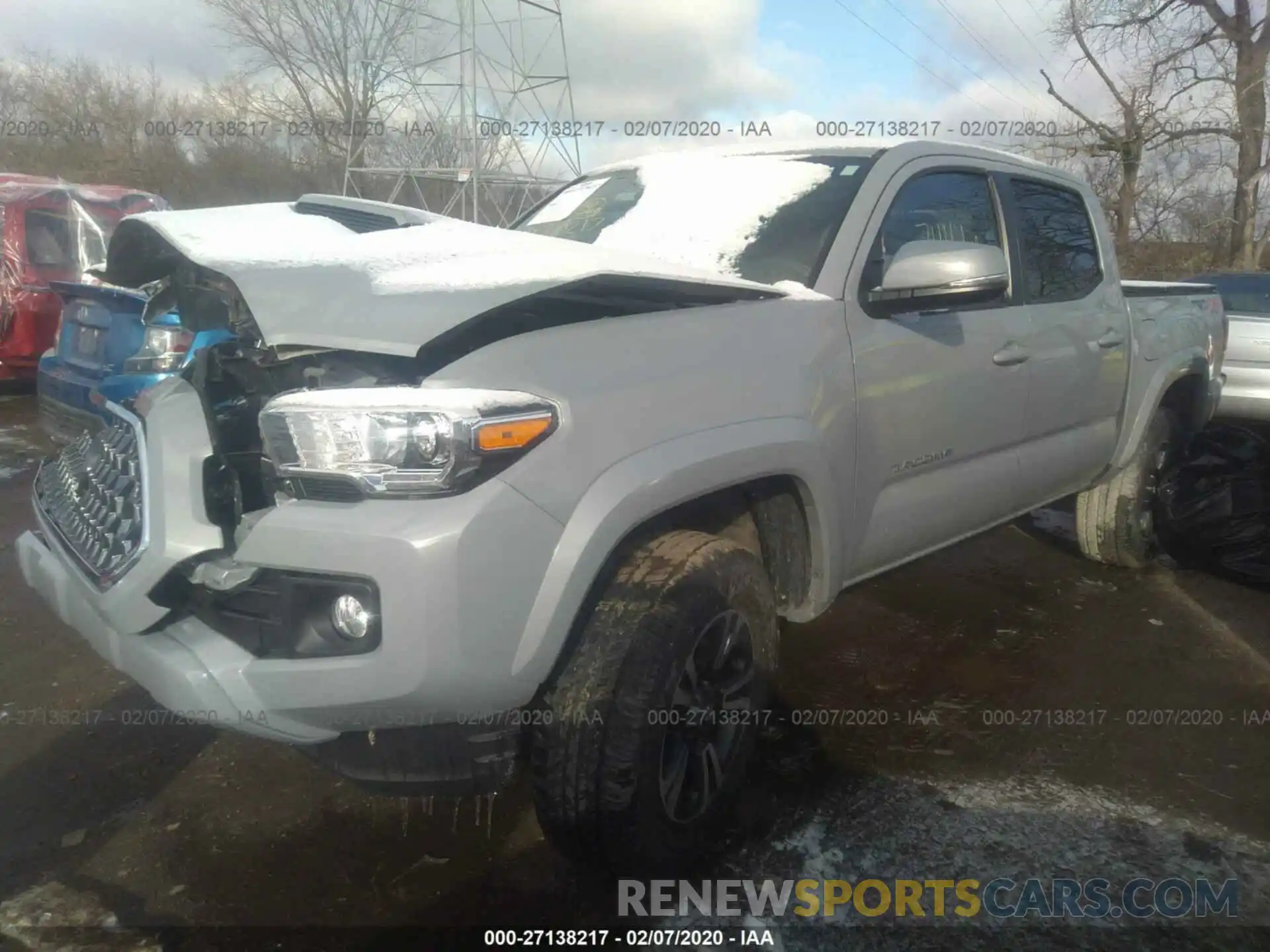 2 Photograph of a damaged car 3TMCZ5AN5KM254054 TOYOTA TACOMA 2019