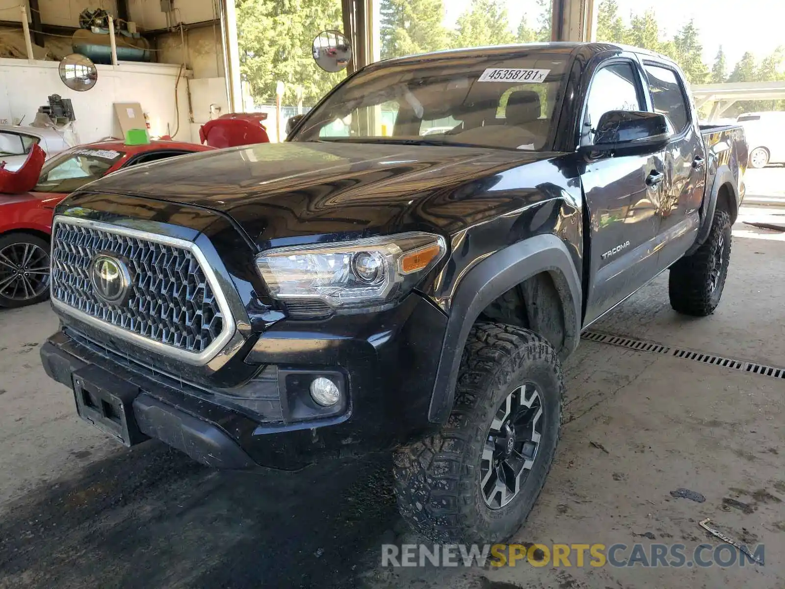 2 Photograph of a damaged car 3TMCZ5AN5KM255219 TOYOTA TACOMA 2019