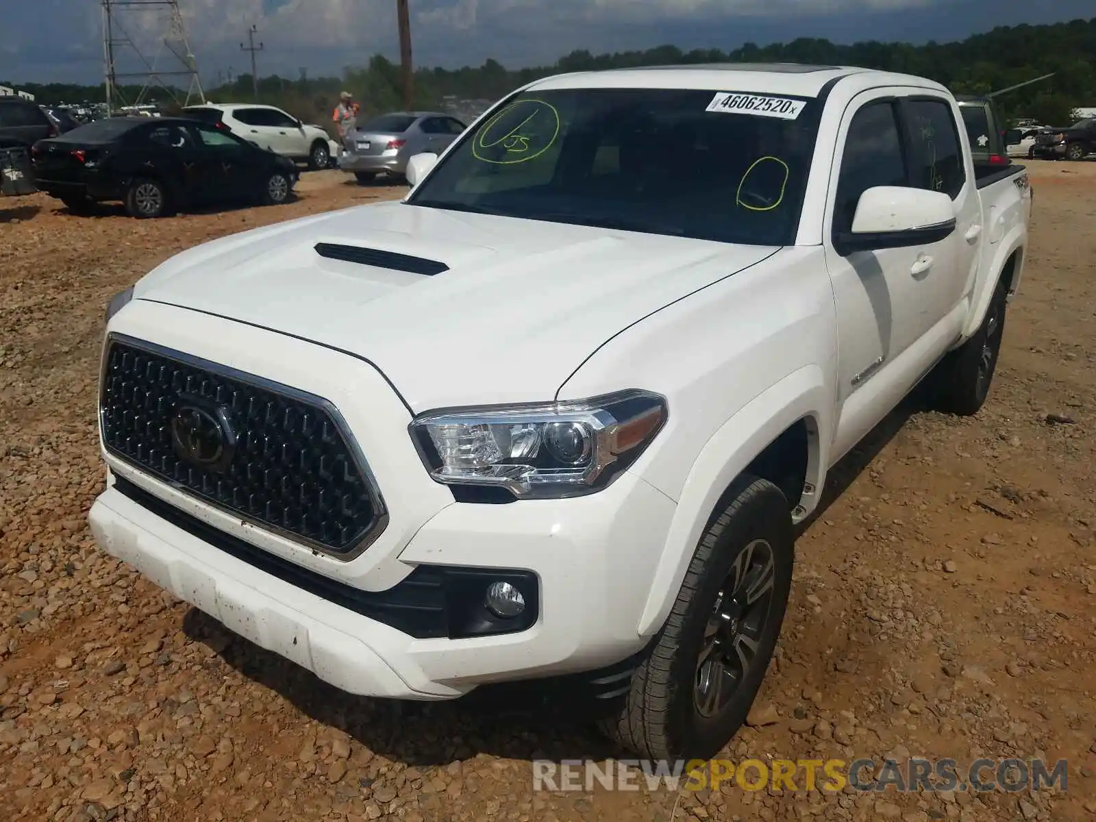 2 Photograph of a damaged car 3TMCZ5AN5KM255737 TOYOTA TACOMA 2019