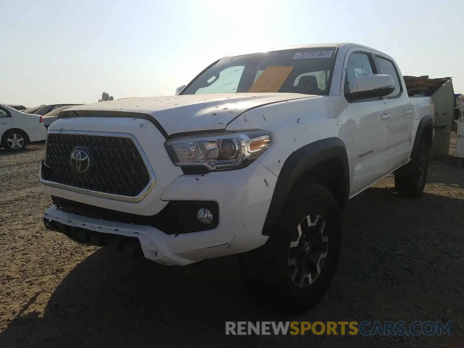 2 Photograph of a damaged car 3TMCZ5AN5KM255947 TOYOTA TACOMA 2019