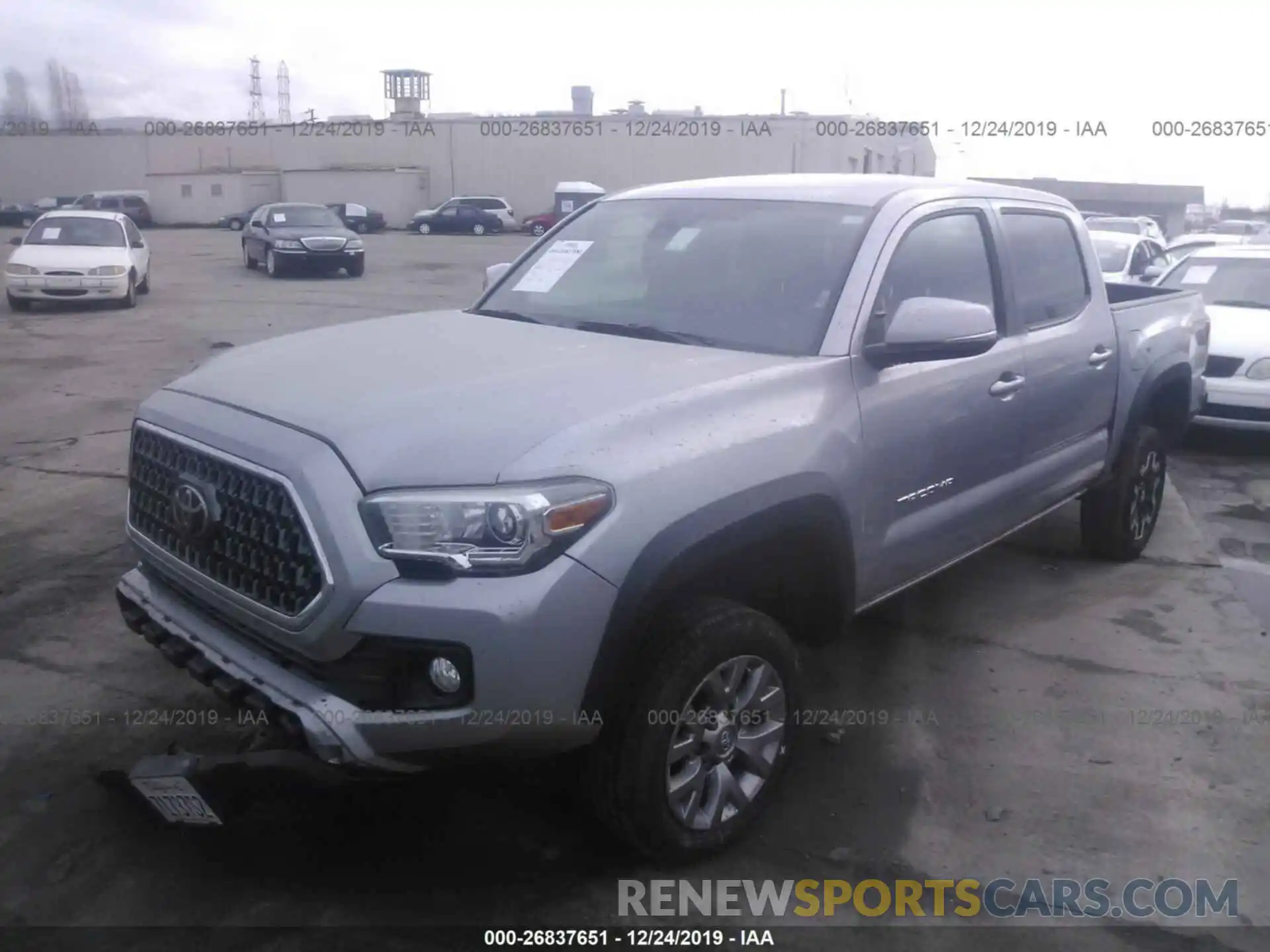 2 Photograph of a damaged car 3TMCZ5AN5KM258816 TOYOTA TACOMA 2019