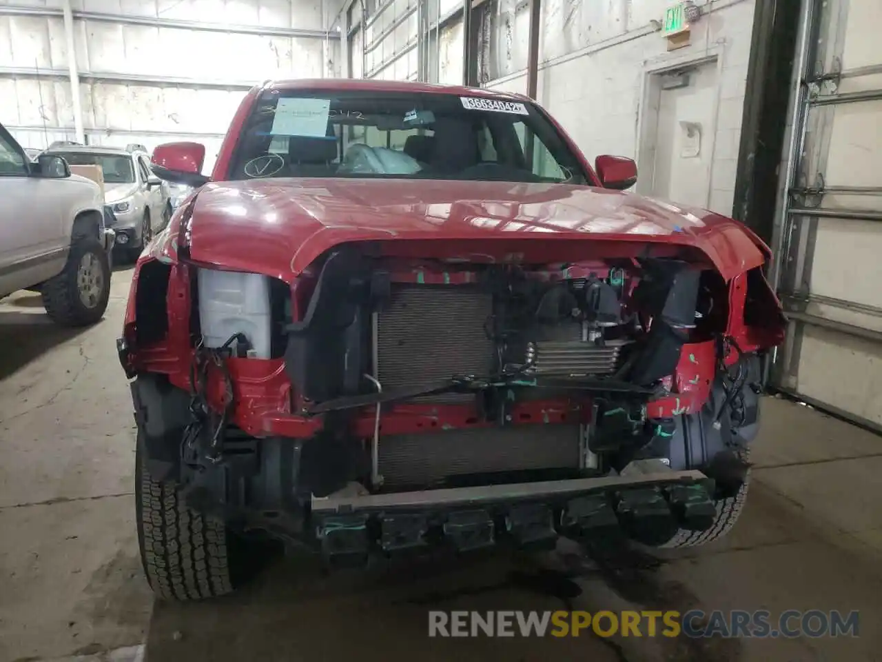 9 Photograph of a damaged car 3TMCZ5AN5KM258976 TOYOTA TACOMA 2019