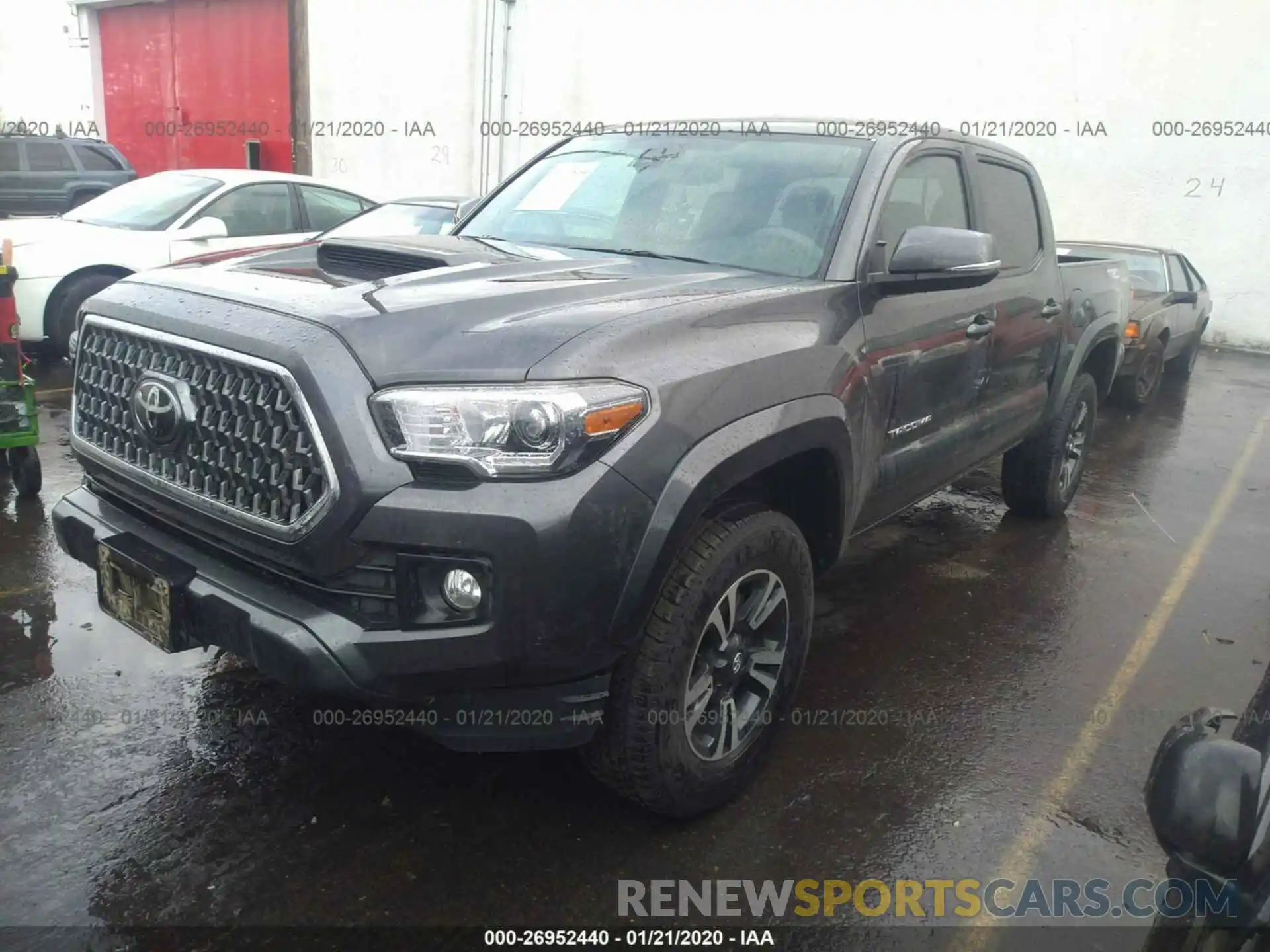 2 Photograph of a damaged car 3TMCZ5AN5KM261098 TOYOTA TACOMA 2019