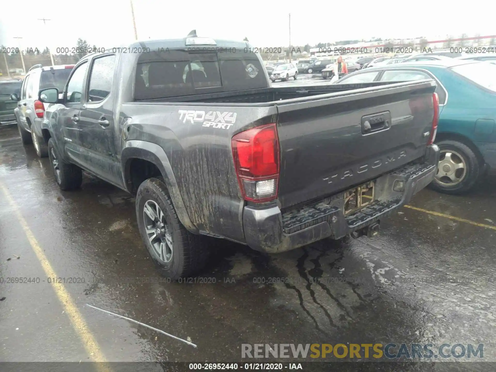 3 Photograph of a damaged car 3TMCZ5AN5KM261098 TOYOTA TACOMA 2019