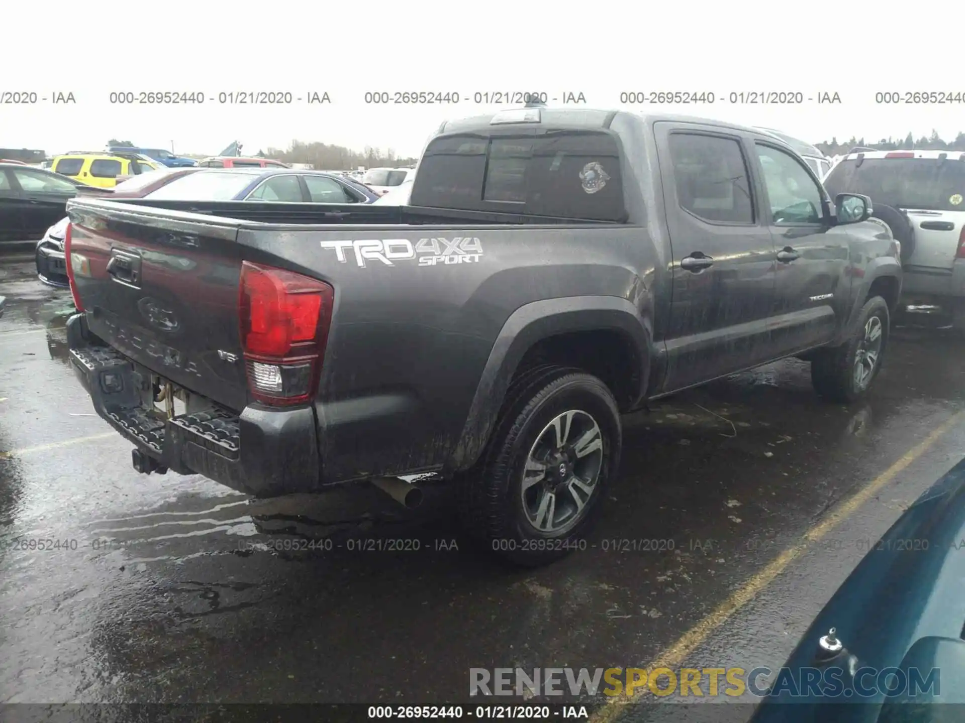 4 Photograph of a damaged car 3TMCZ5AN5KM261098 TOYOTA TACOMA 2019